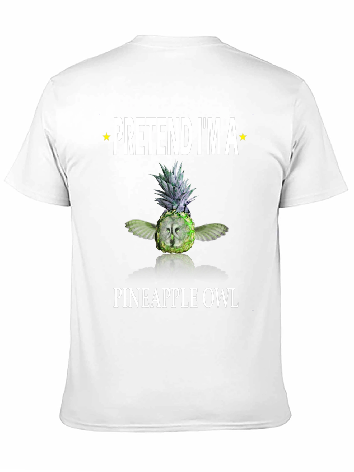 Pretend Im a Pineapple Owl Graphic T-Shirt