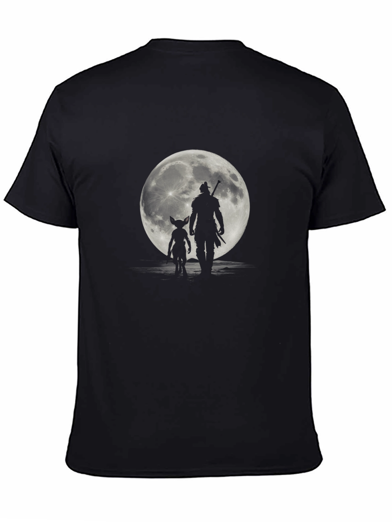 Moonlit Duo Black Graphic Tee