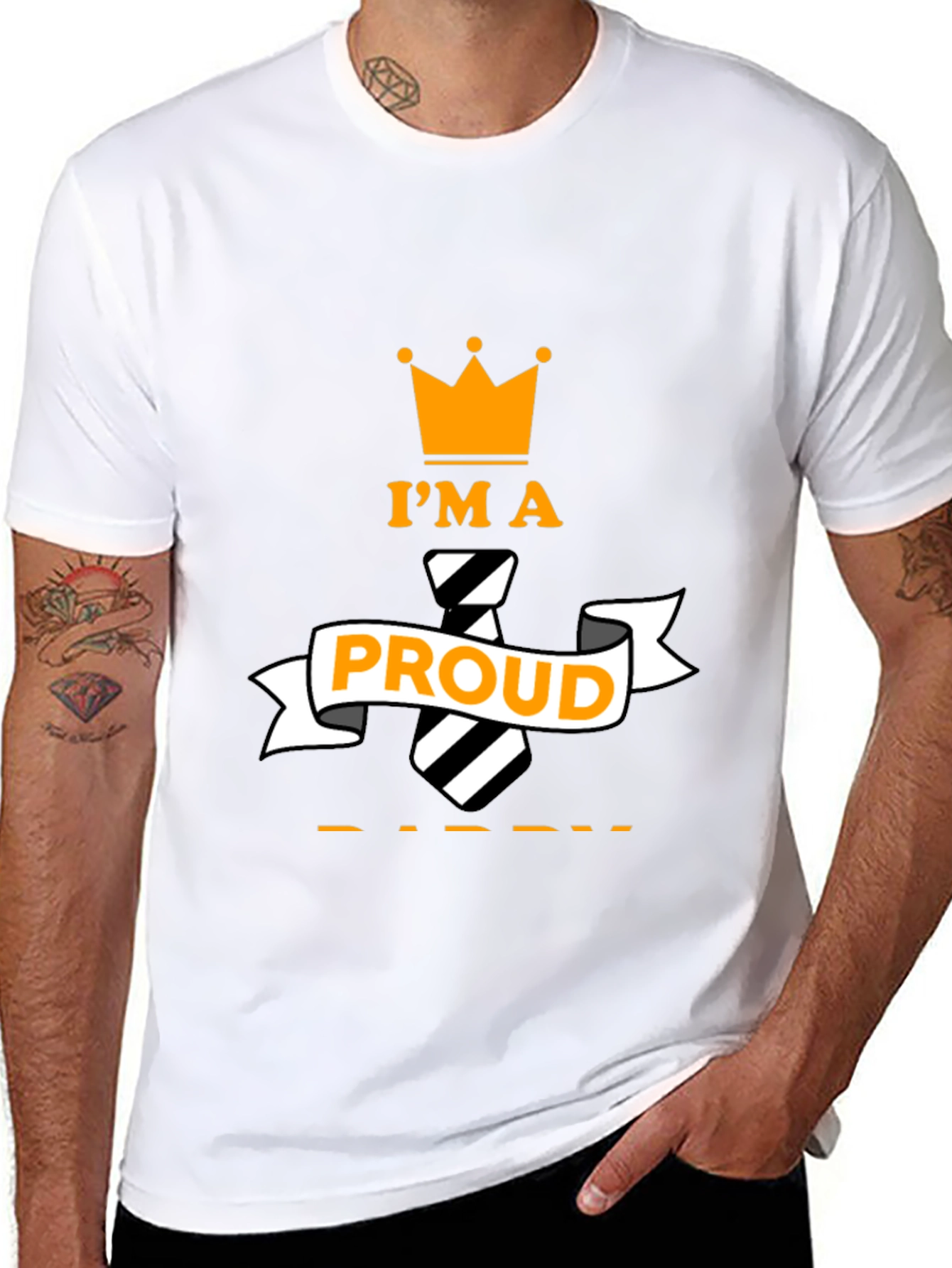 Proud Daddy Graphic T-Shirt - Fathers Day Gift