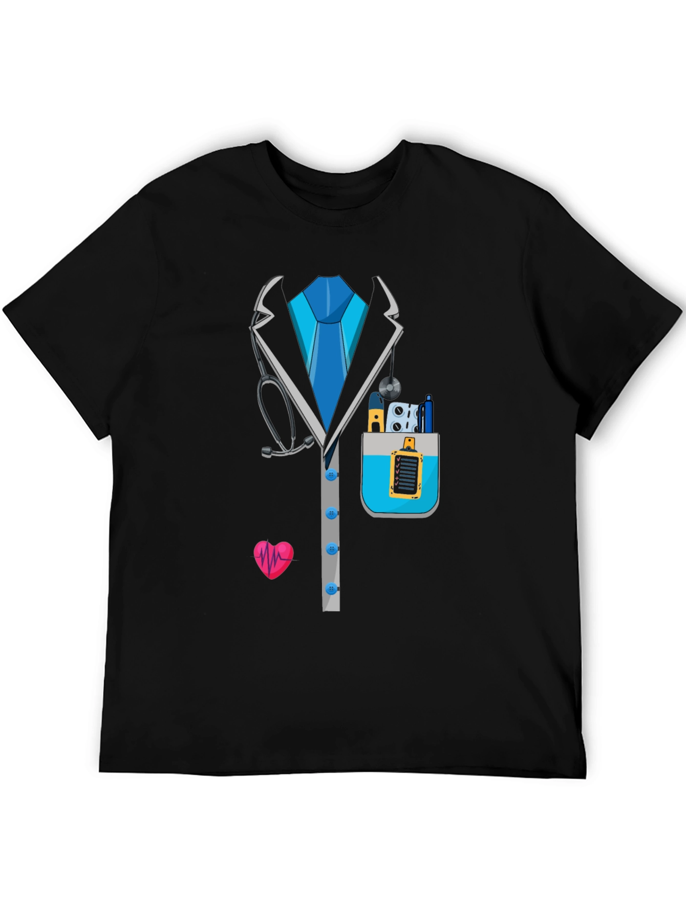 Doctor Costume T-Shirt - Novelty Medical Design