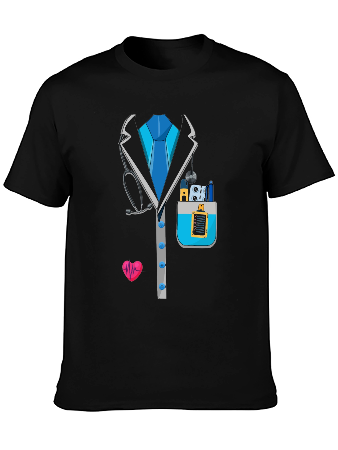 Doctor Costume T-Shirt - Novelty Medical Design