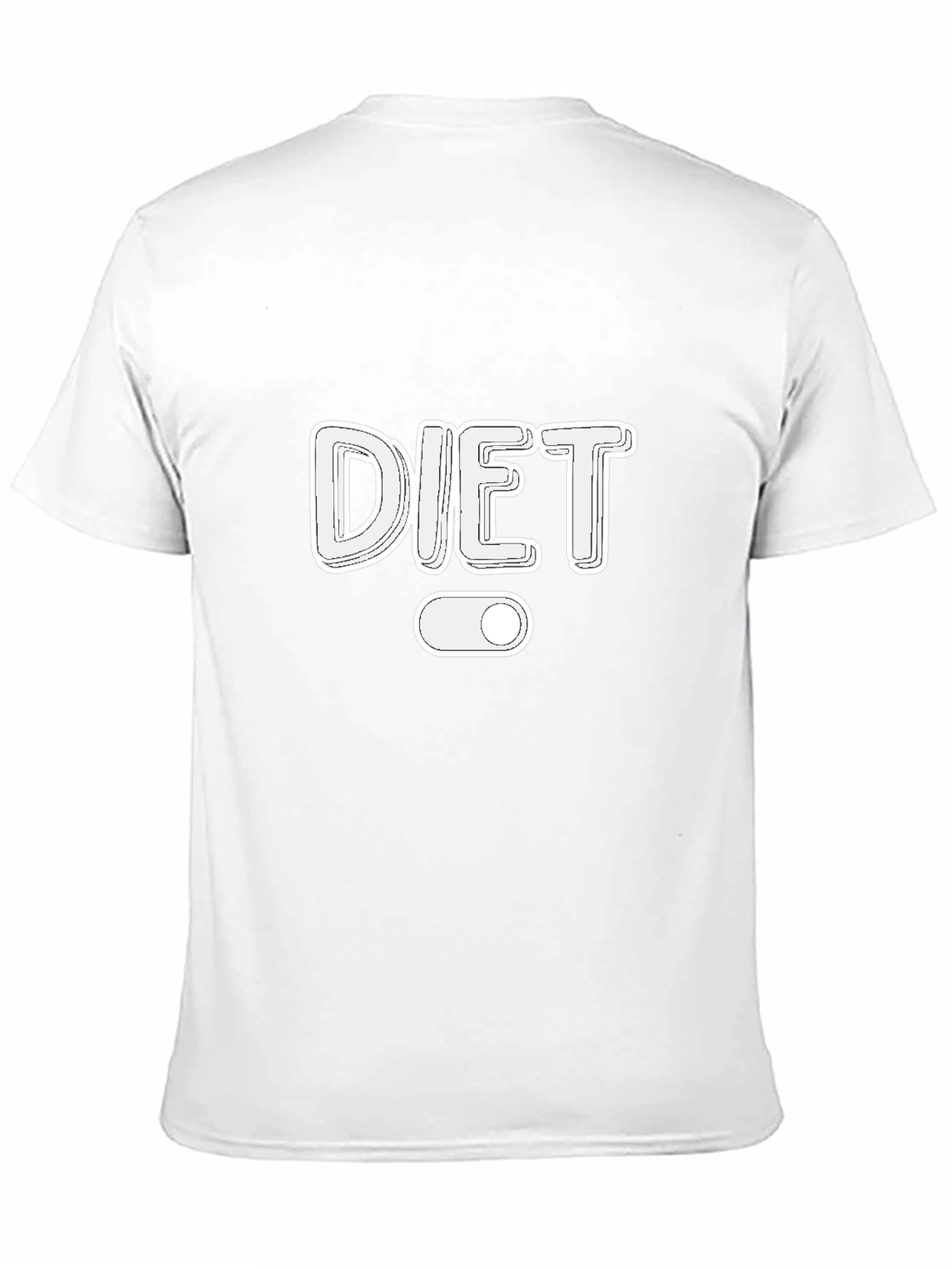 Diet Mode On Black T-Shirt