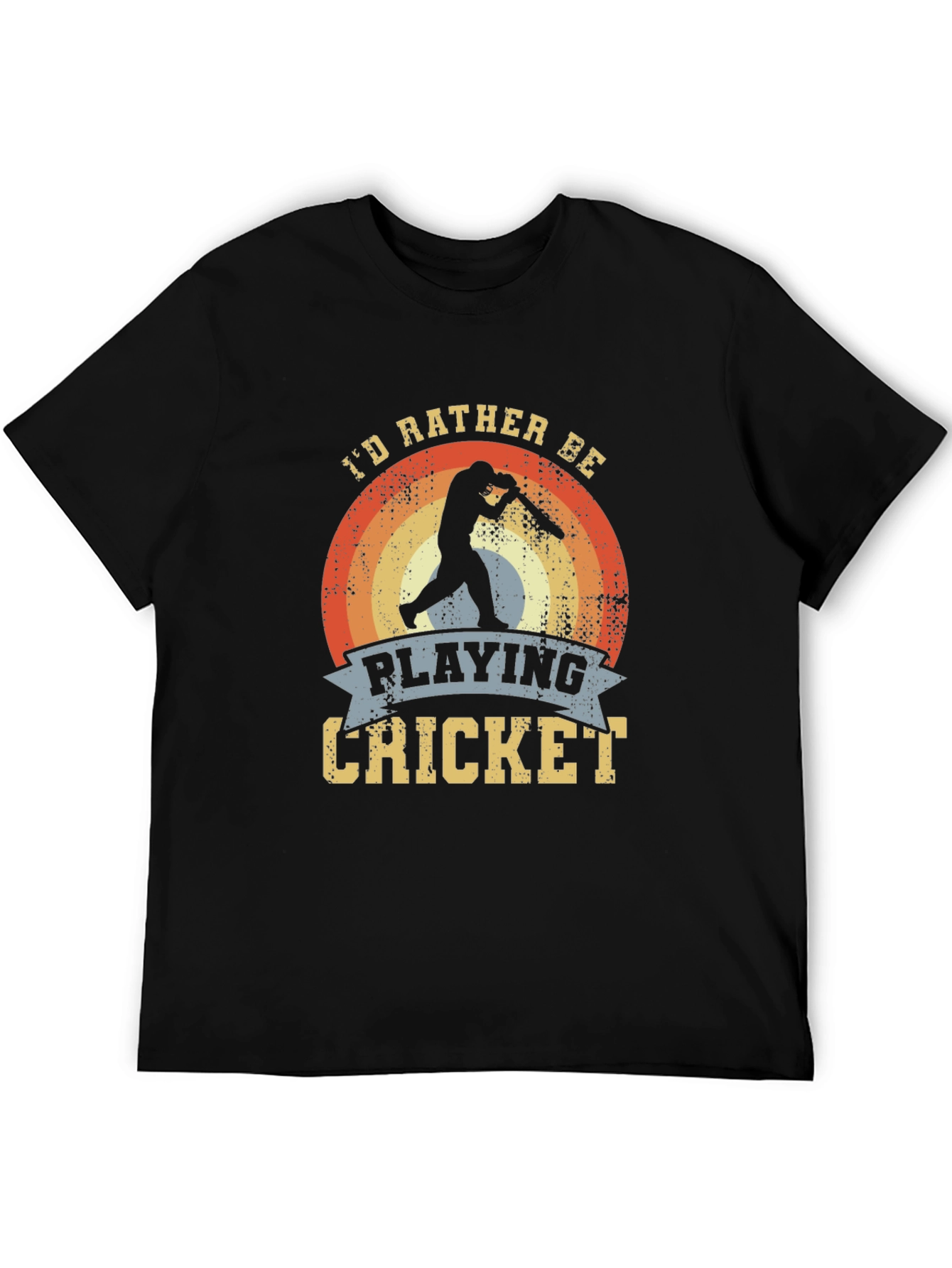 Cricket Player Graphic T-Shirt