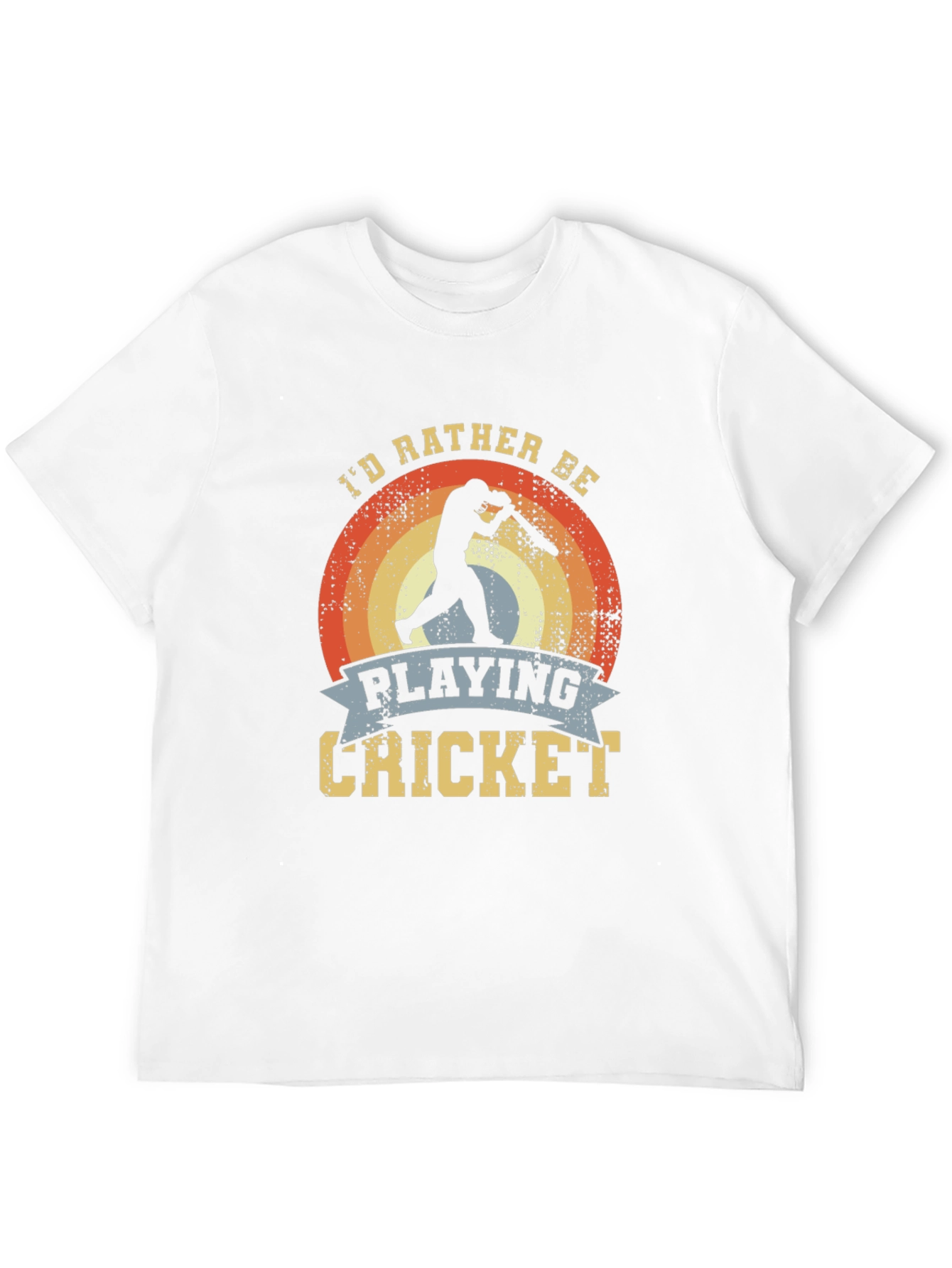 Cricket Player Graphic T-Shirt
