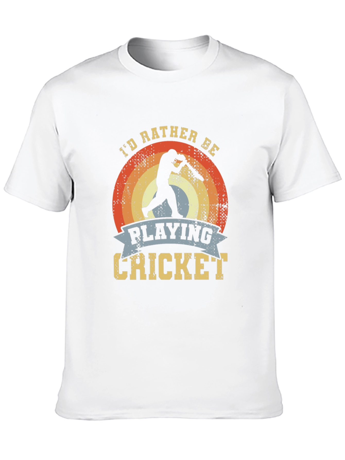 Cricket Player Graphic T-Shirt