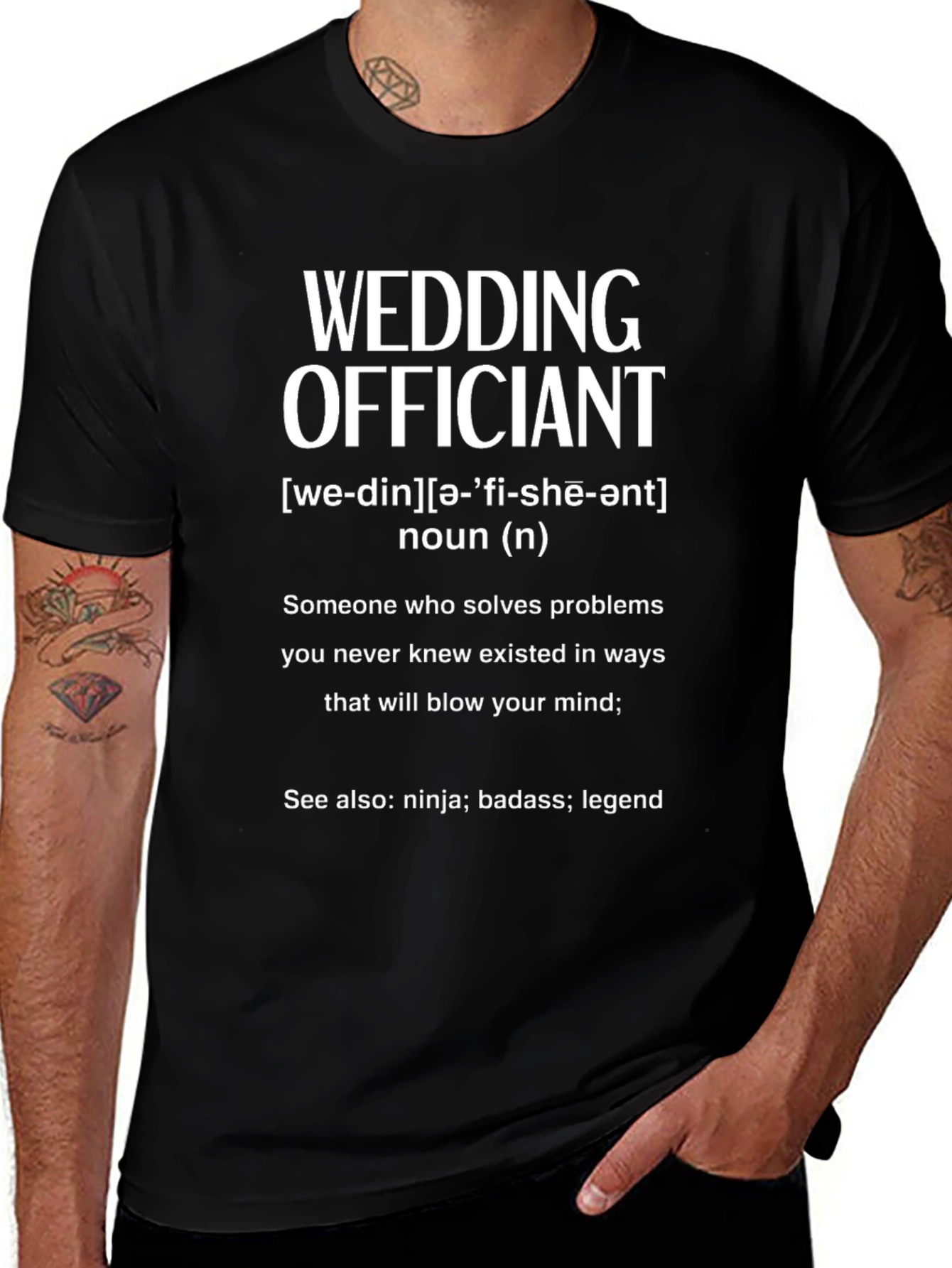 Wedding Officiant Definition T-Shirt