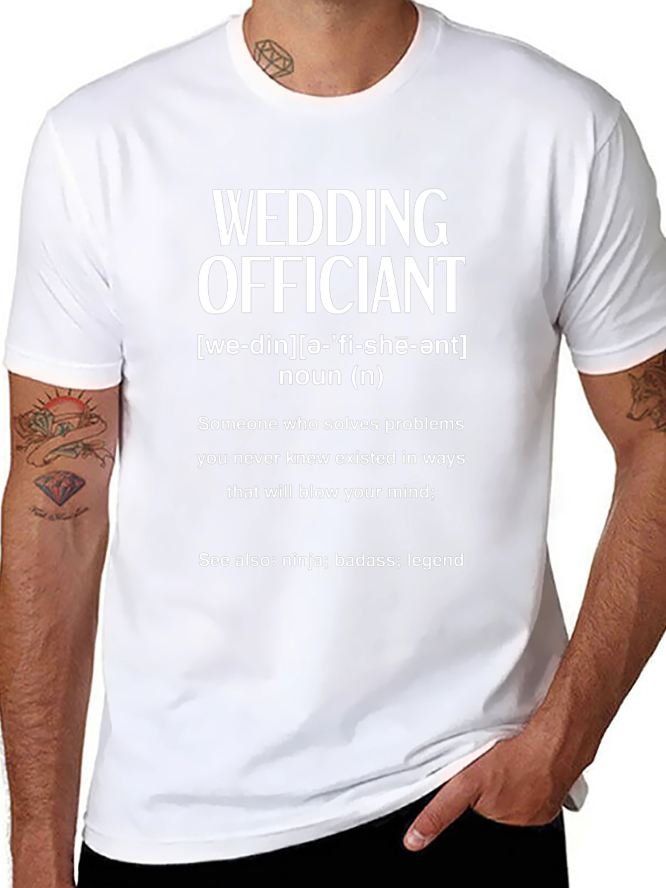 Wedding Officiant Definition T-Shirt