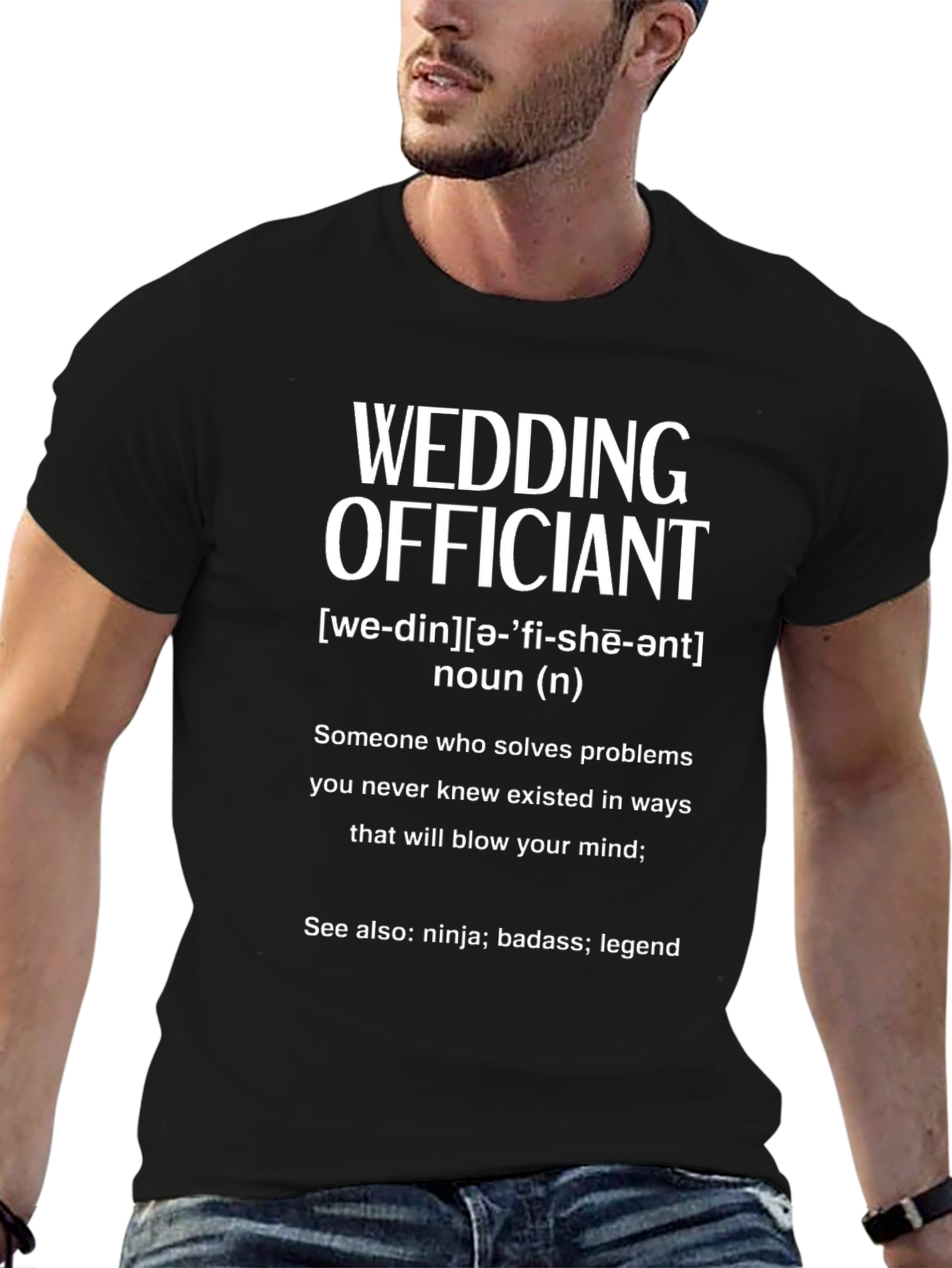 Wedding Officiant Definition T-Shirt