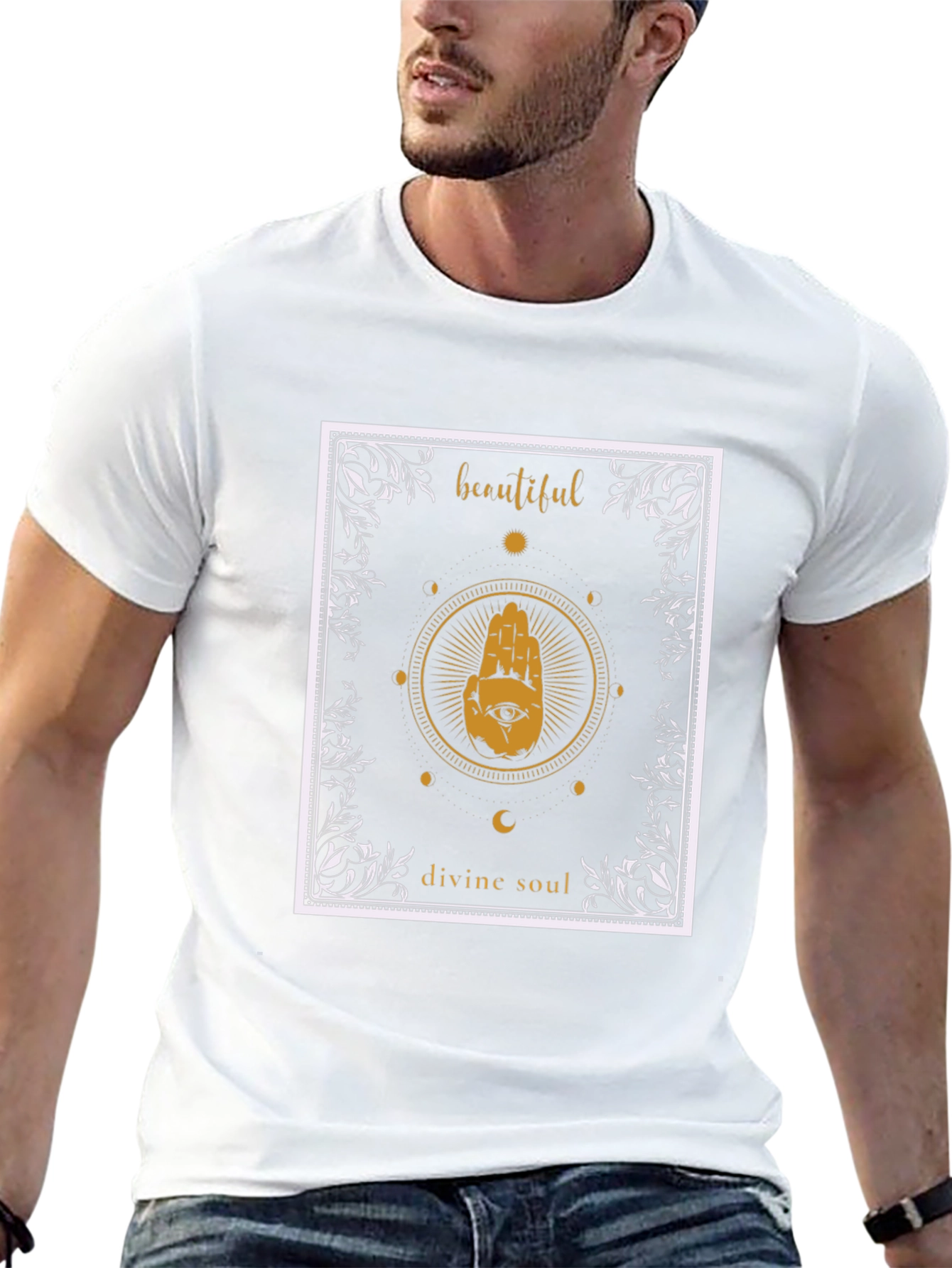 Mystic Hand Graphic T-Shirt - Beautiful Divine Soul Tee