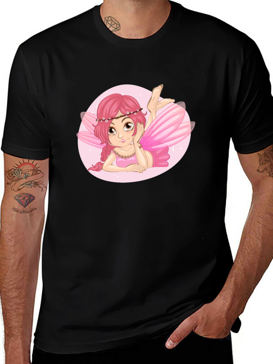 Fairy Graphic Black Tee