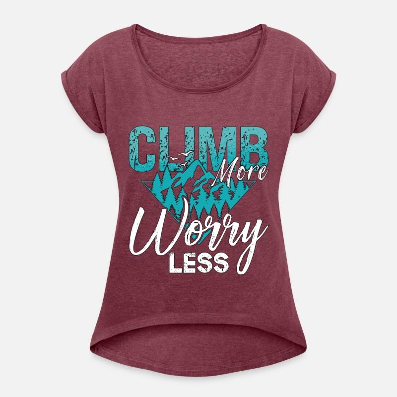 Rock Climbing Climb More Worry Less Mountaineering