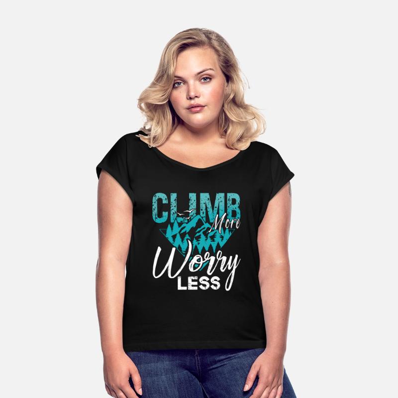 Rock Climbing Climb More Worry Less Mountaineering