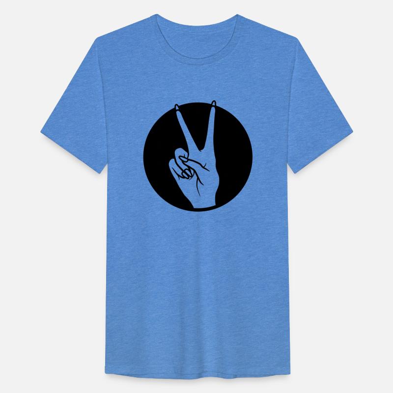 Round Victory hand sign