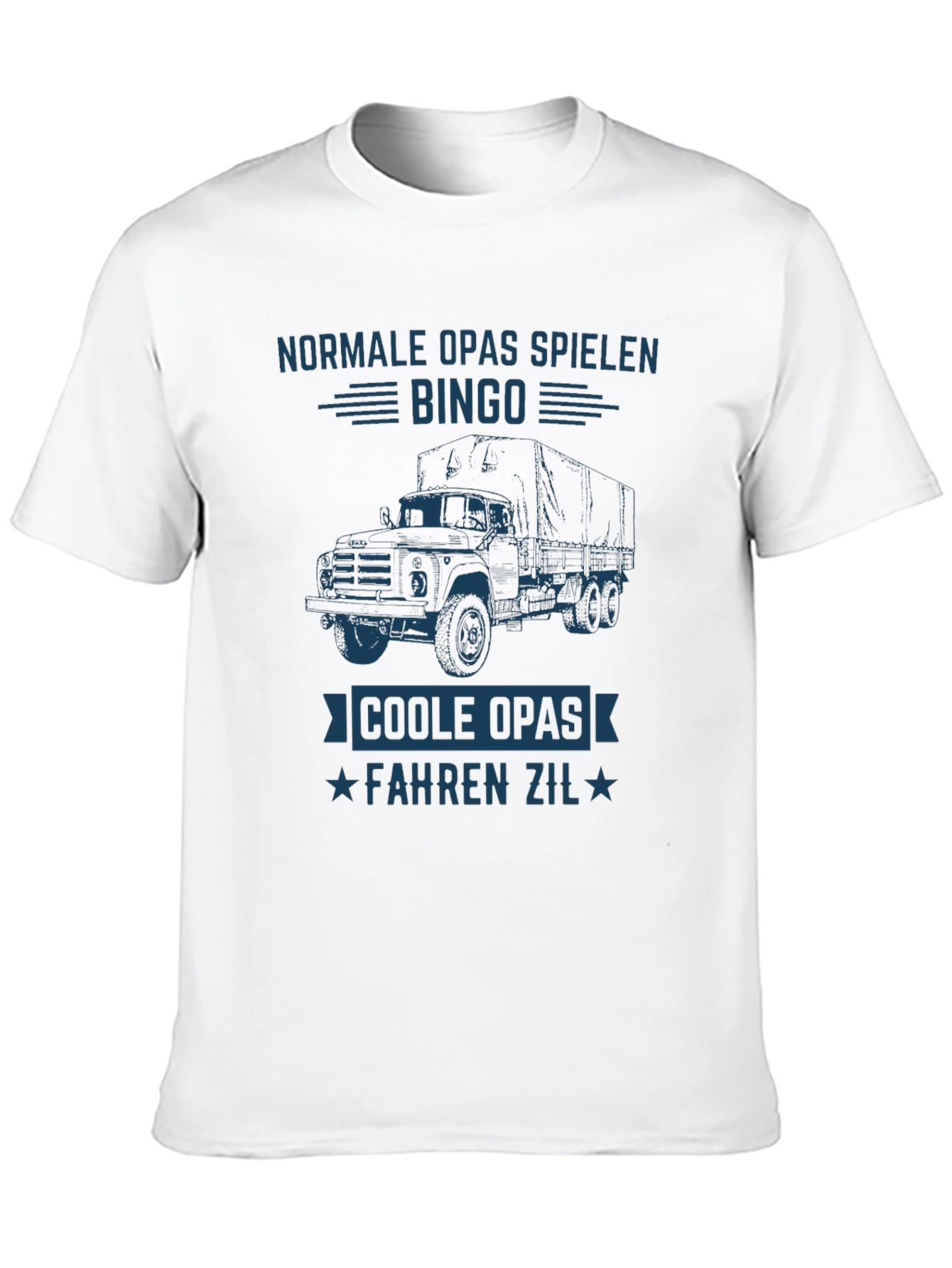 Cool Grandpas Drive Zil Black T-Shirt