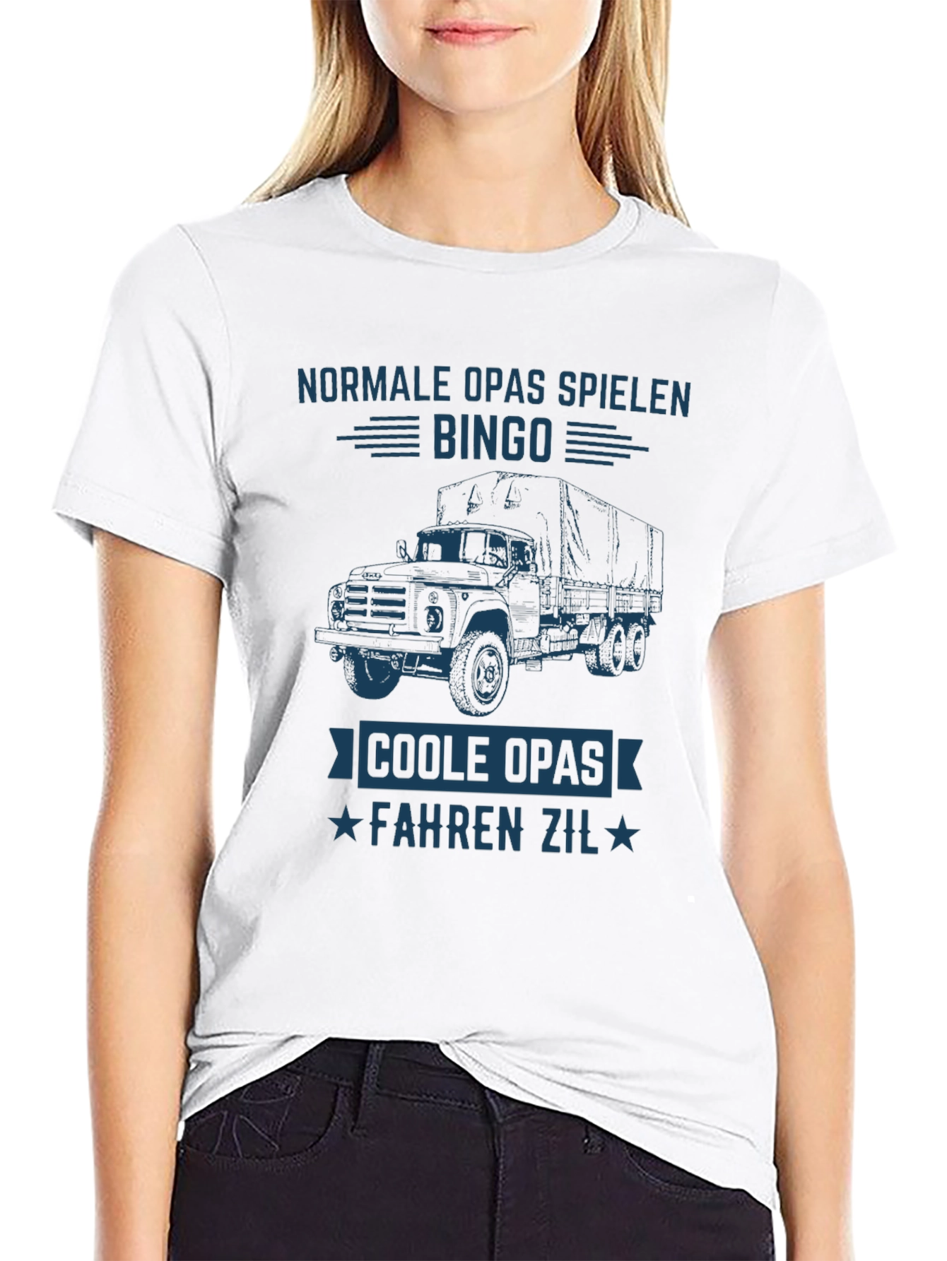 Cool Grandpas Drive Zil Black T-Shirt