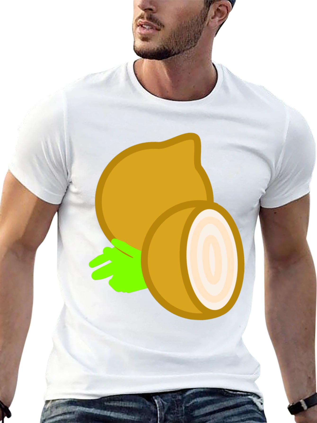 Funny Onion Graphic Tee - Casual Comfort