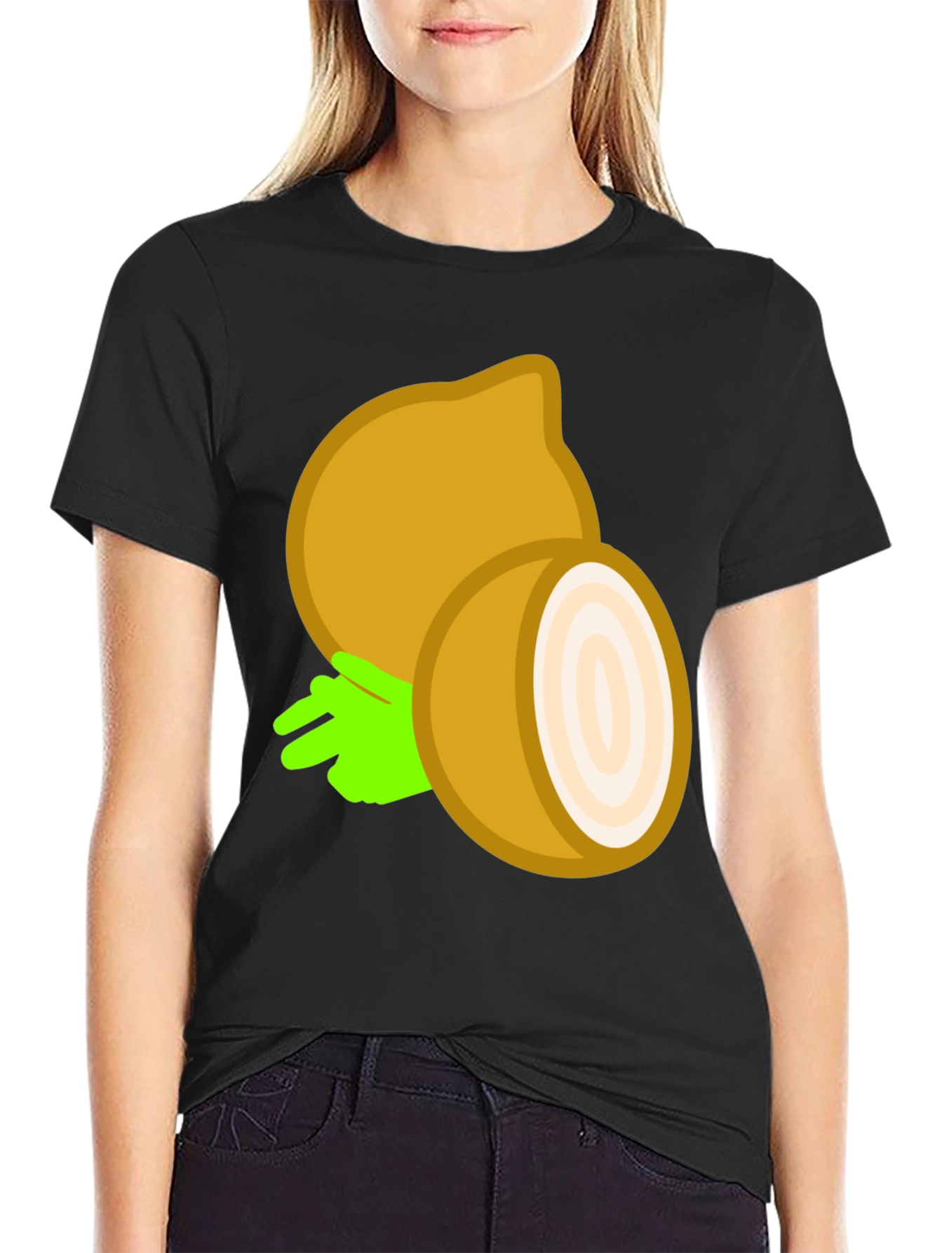 Funny Onion Graphic Tee - Casual Comfort