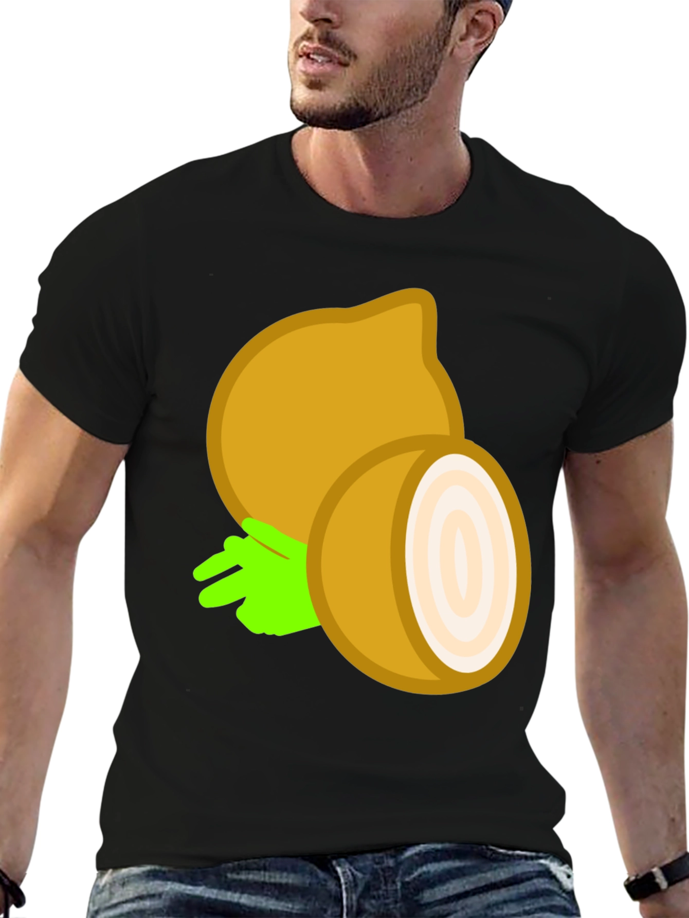 Funny Onion Graphic Tee - Casual Comfort