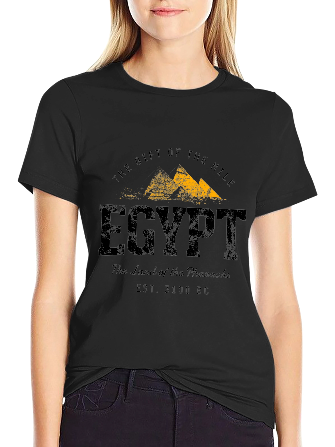 Egypt Land of Pharaohs T-Shirt - Black