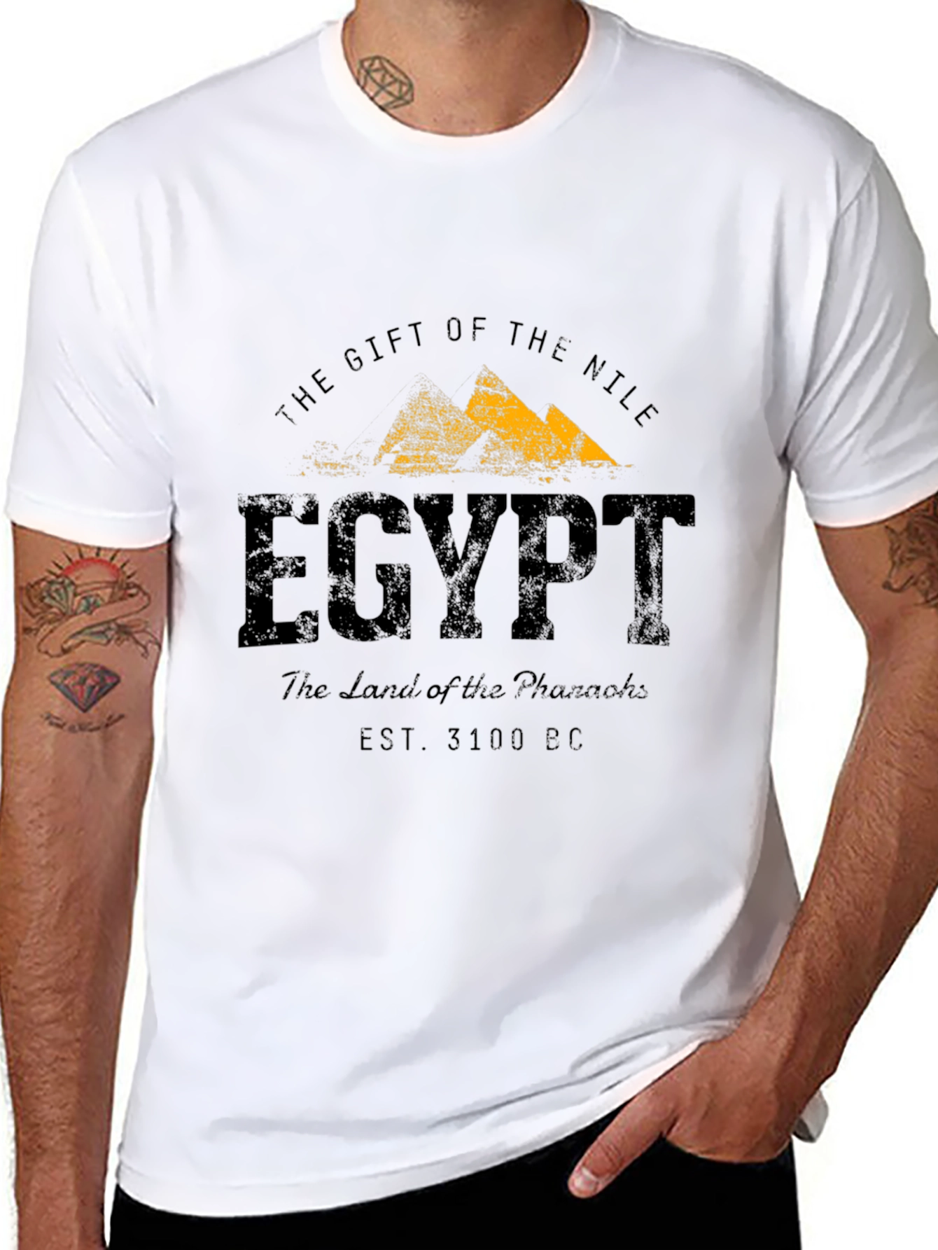 Egypt Land of Pharaohs T-Shirt - Black