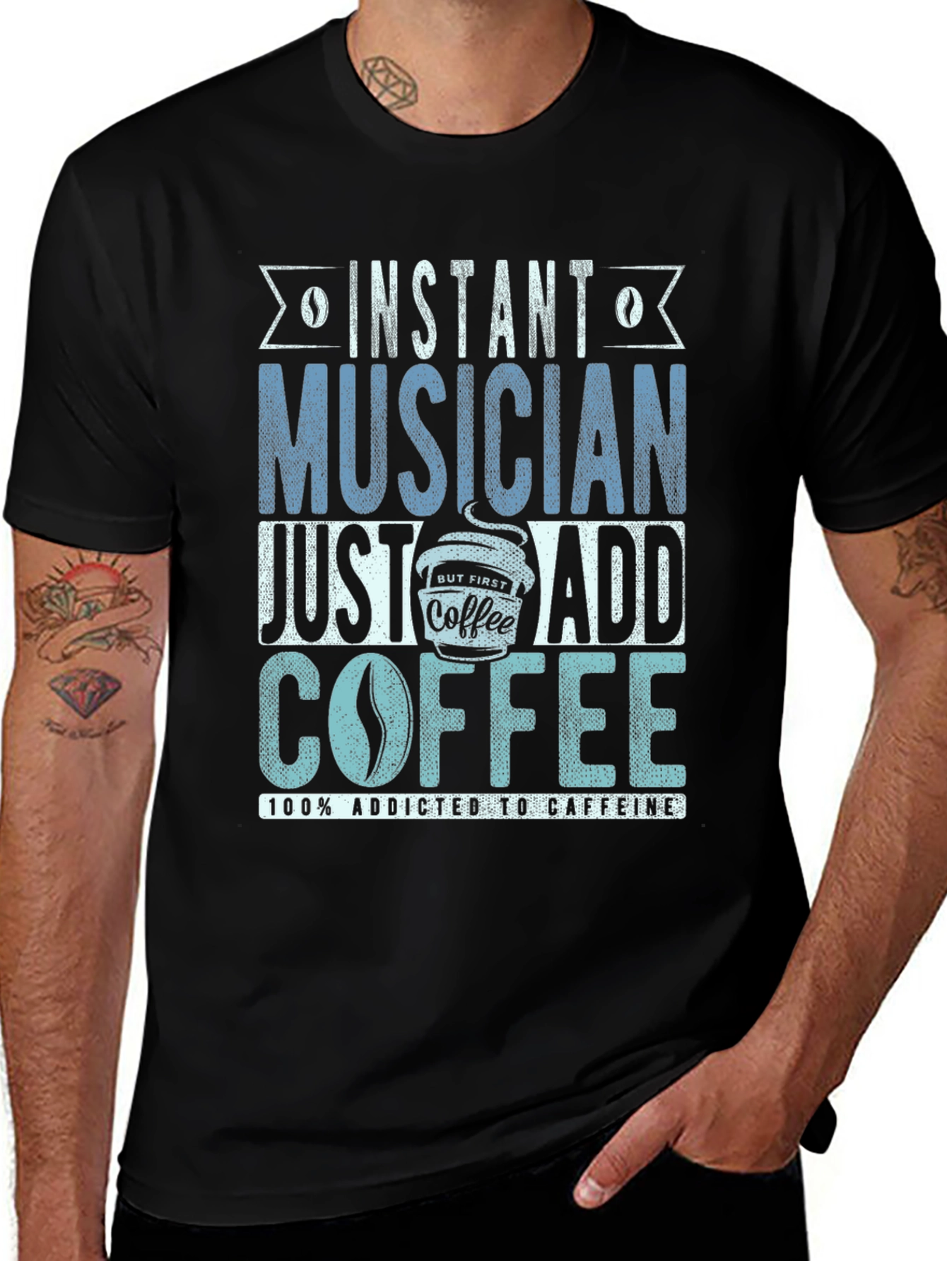 Instant Musician Coffee T-Shirt