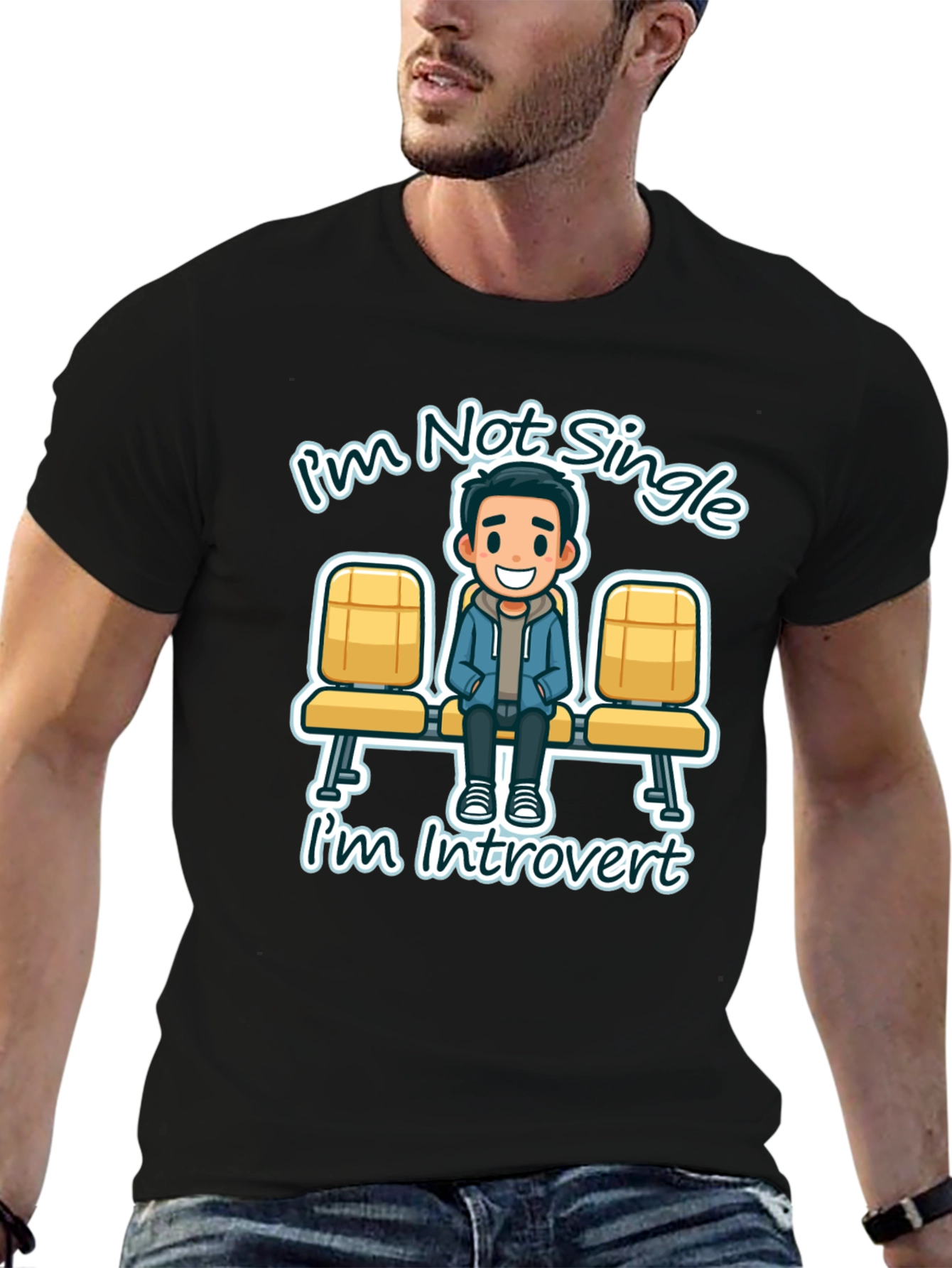 Introvert T-Shirt: Im Not Single