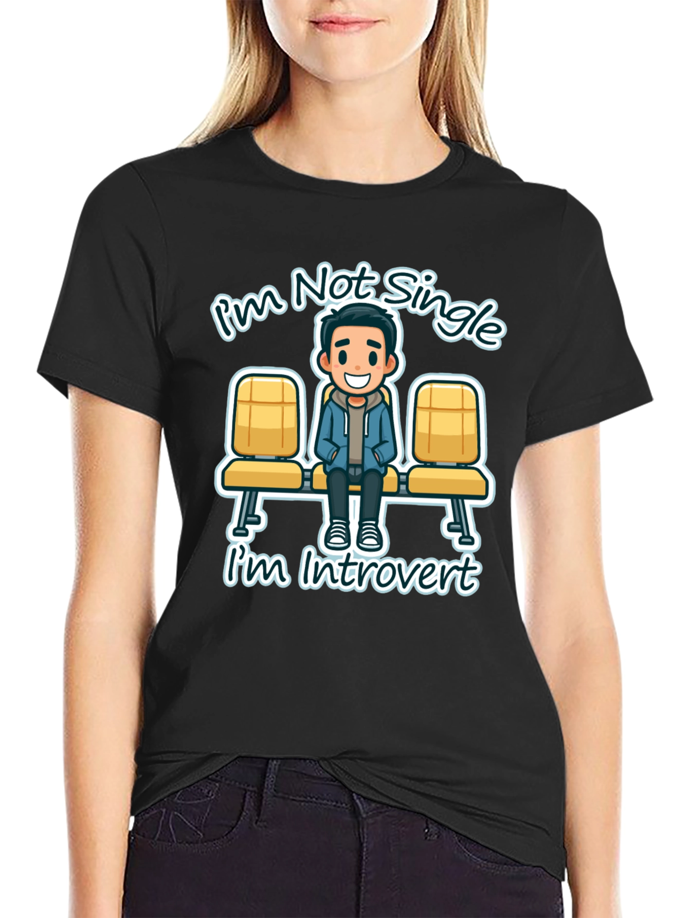 Introvert T-Shirt: Im Not Single