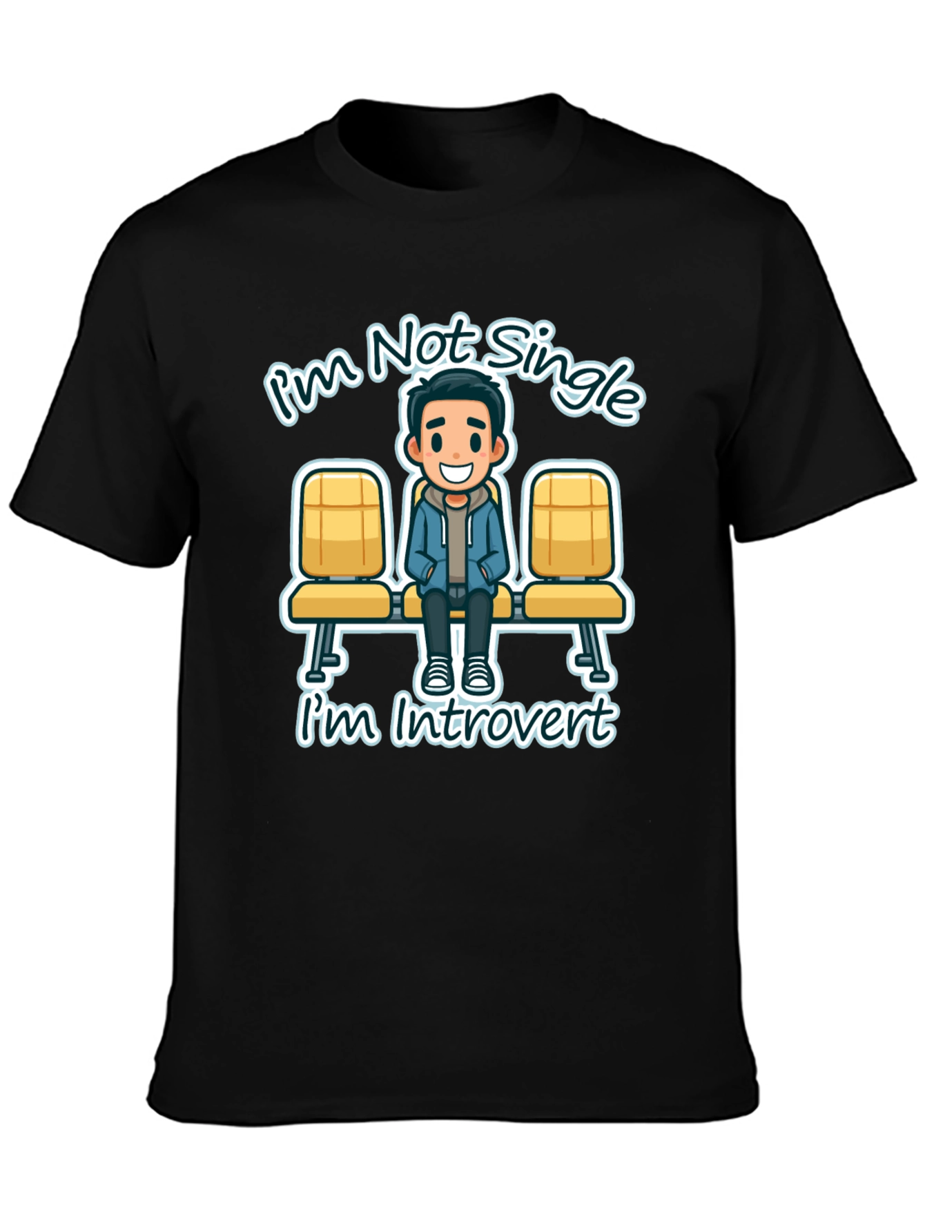 Introvert T-Shirt: Im Not Single