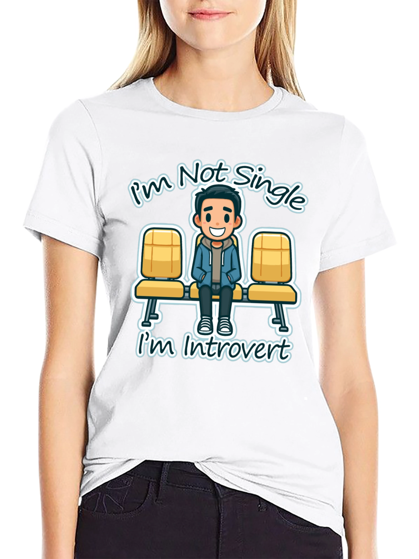 Introvert T-Shirt: Im Not Single