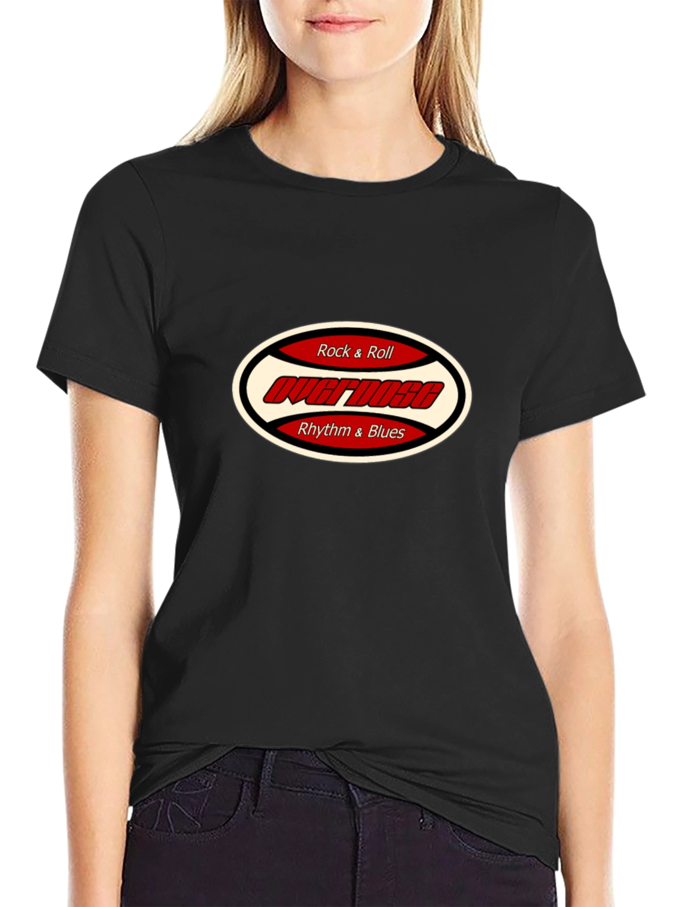 Rock & Roll Overdose Rhythm & Blues Black Tee
