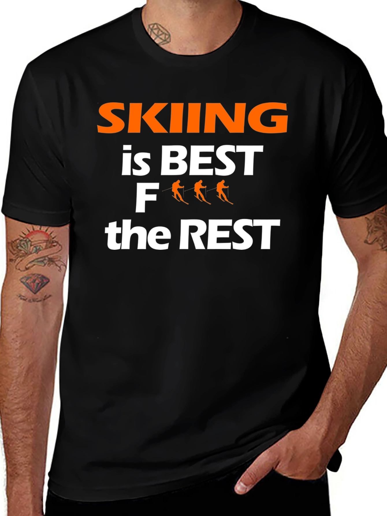Skiing Is Best T-Shirt