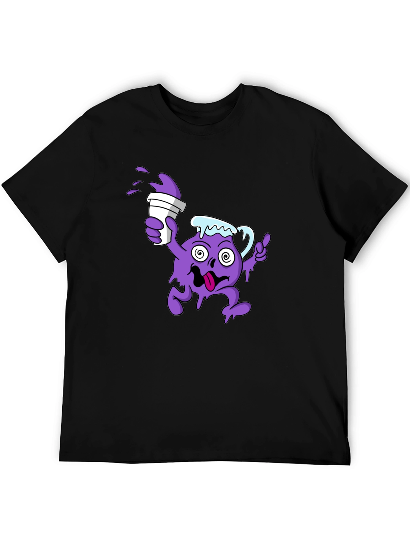 Purple Drink Cartoon Graphic Tee