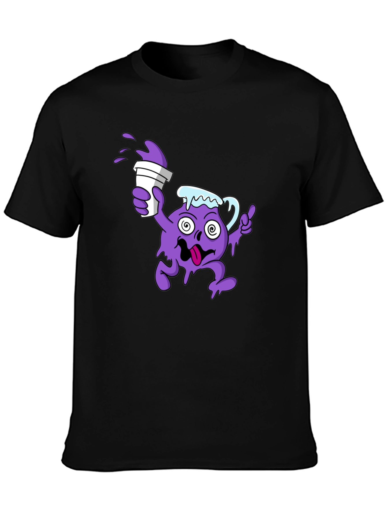 Purple Drink Cartoon Graphic Tee