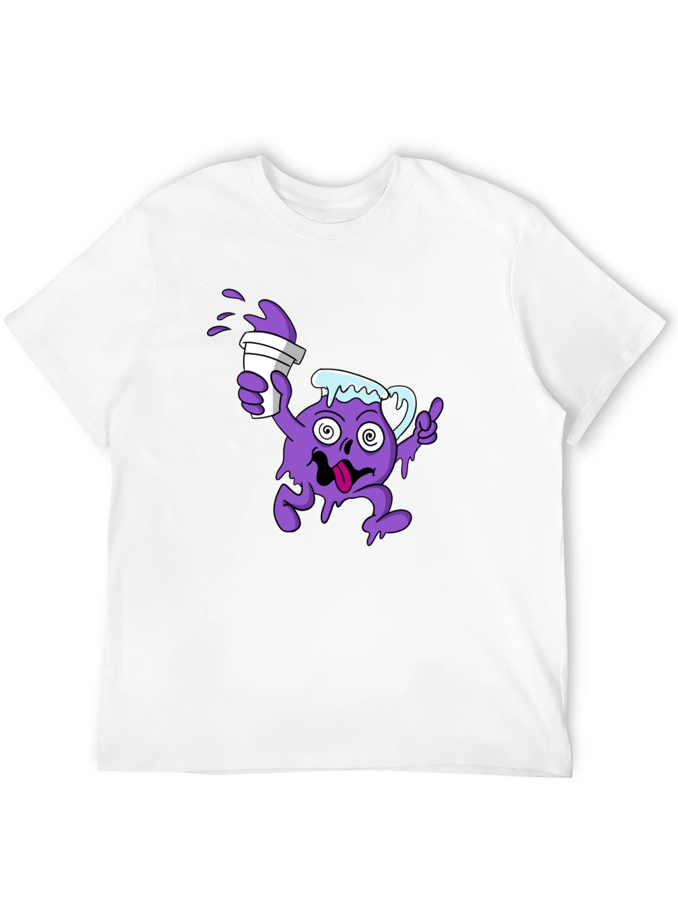 Purple Drink Cartoon Graphic Tee