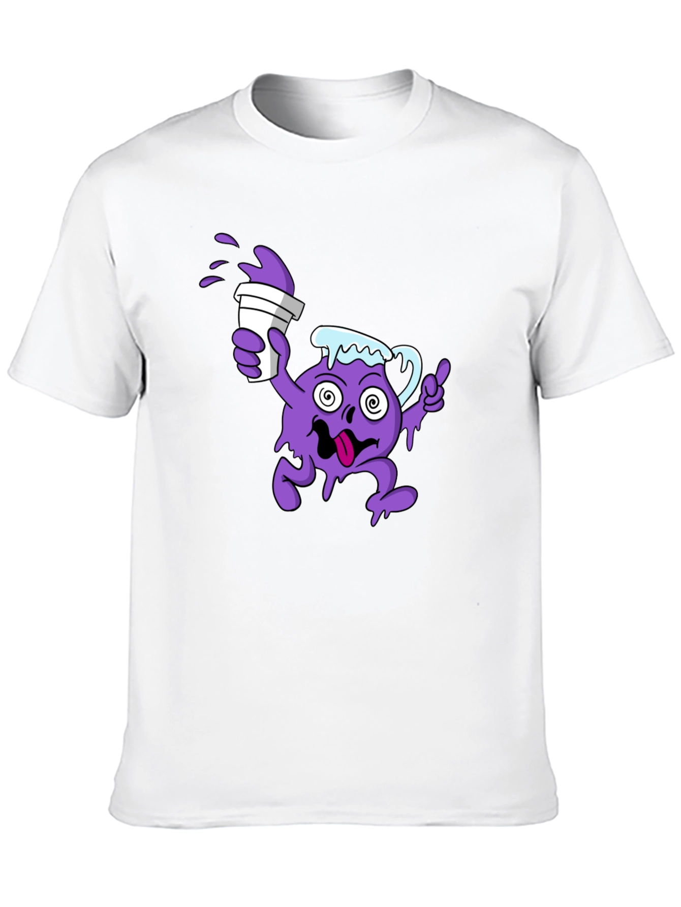 Purple Drink Cartoon Graphic Tee