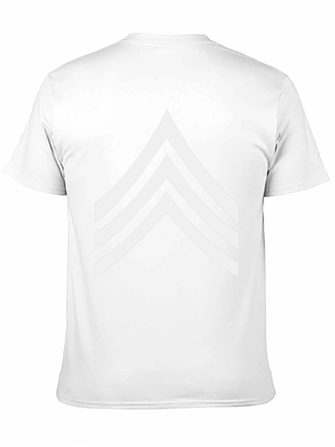 Sergeant Stripes Graphic Tee - Military Style Shirt