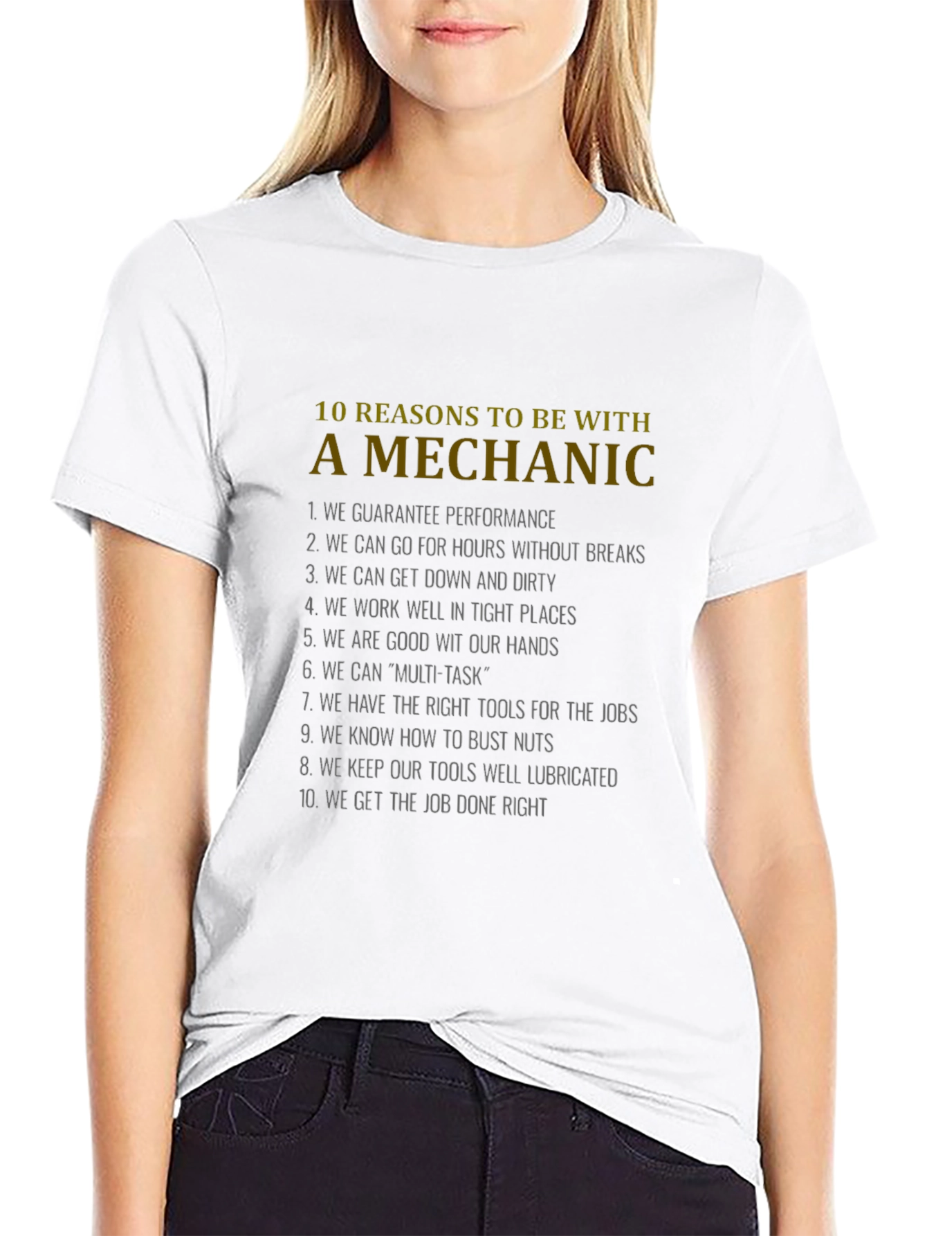 10 Reasons Mechanic T-Shirt - Funny Mechanic Gift