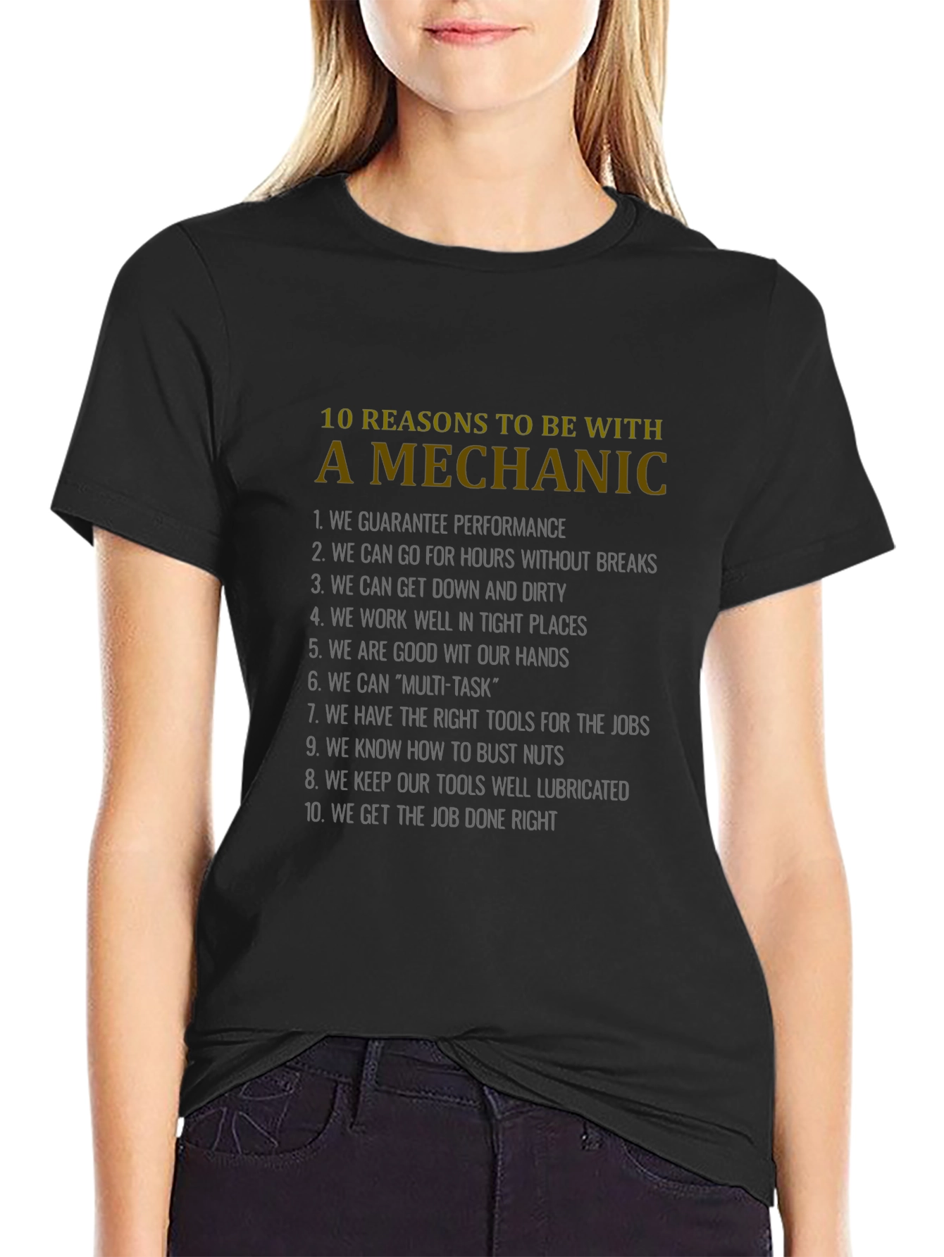 10 Reasons Mechanic T-Shirt - Funny Mechanic Gift