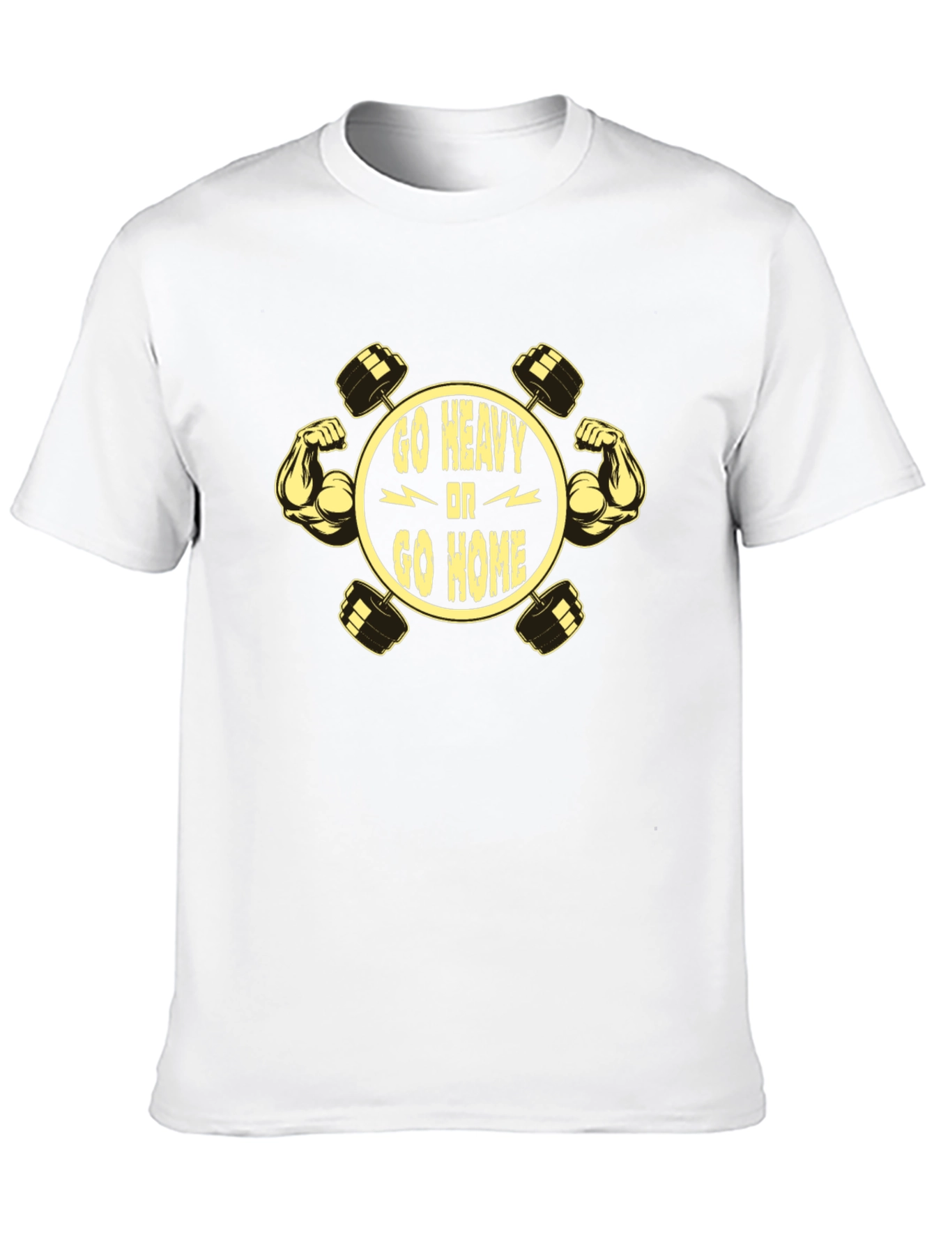 Go Heavy or Go Home Graphic T-Shirt
