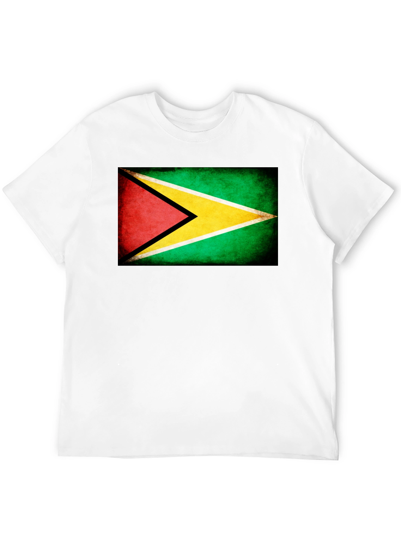 Guyana Flag Grunge T-Shirt