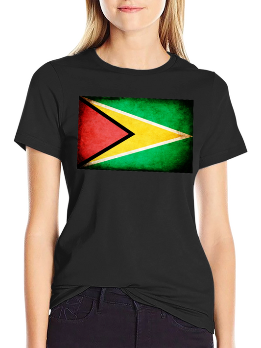 Guyana Flag Grunge T-Shirt