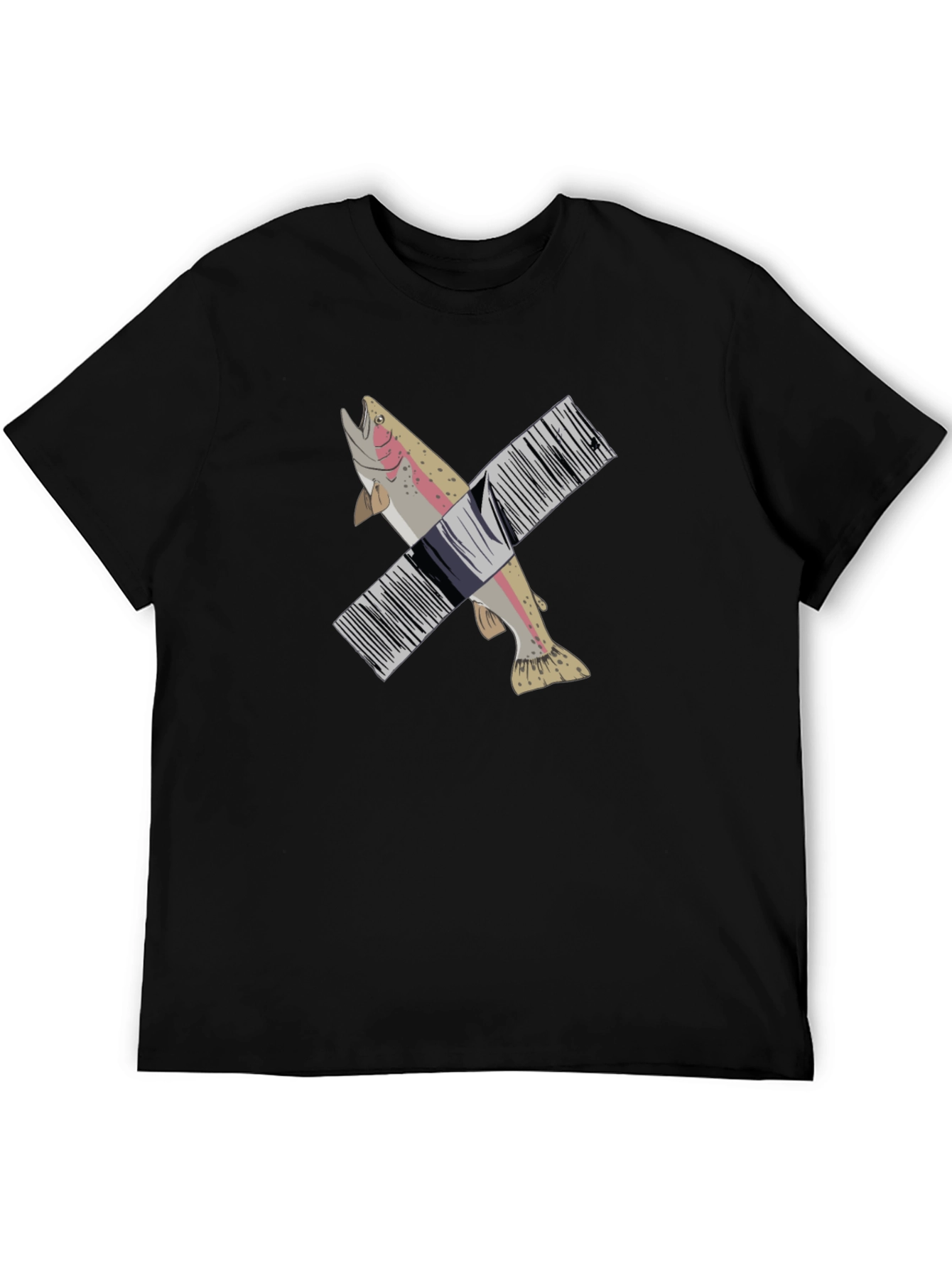 Fish Barcode Graphic Tee