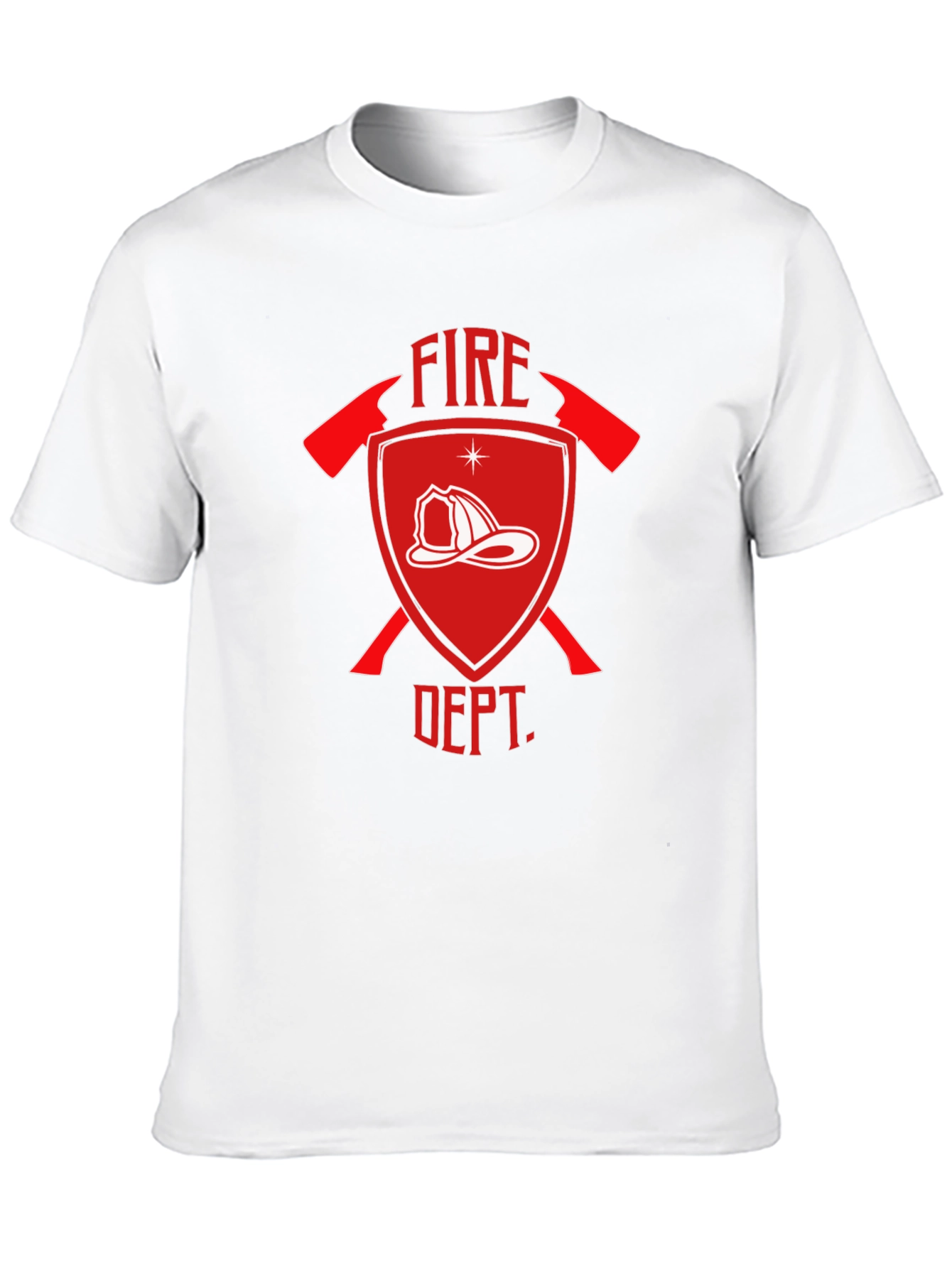 Fire Dept. Graphic Tee - Firefighter Tribute Shirt