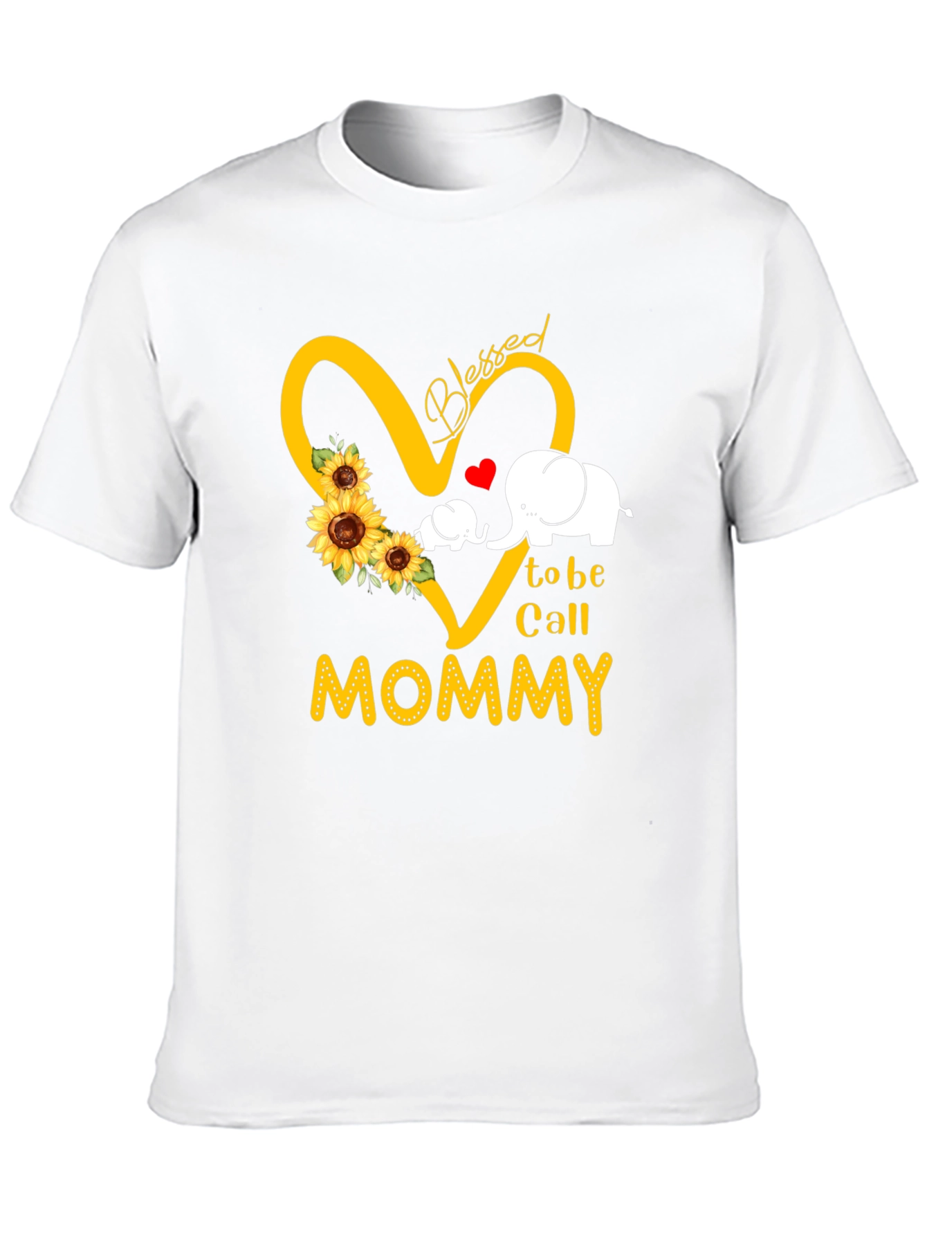Blessed to be Call Mommy Black T-Shirt