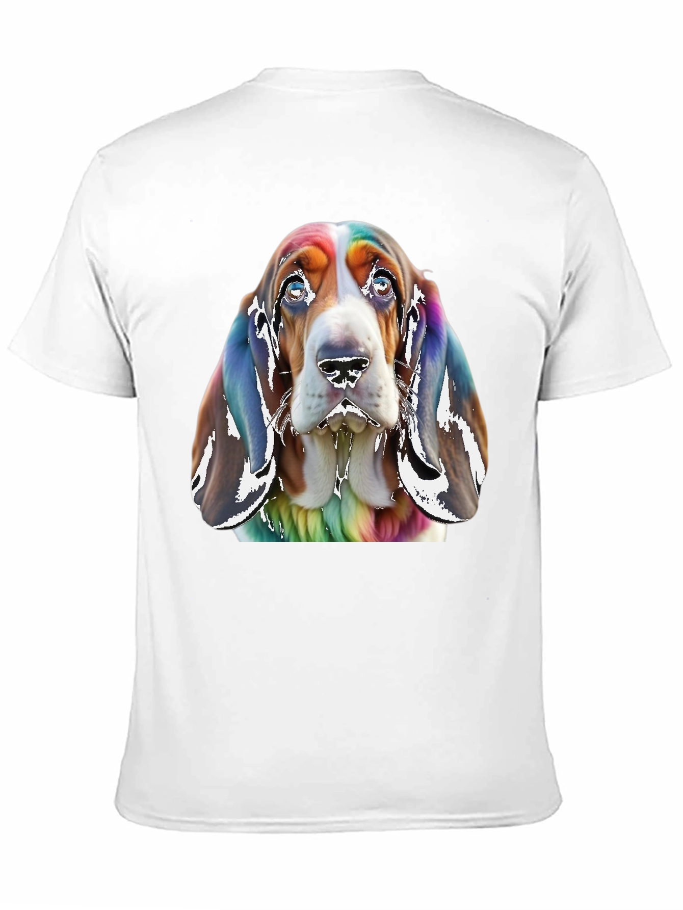Basset Hound Rainbow T-Shirt