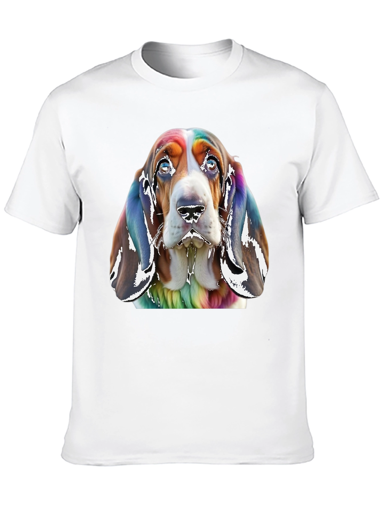 Basset Hound Rainbow T-Shirt