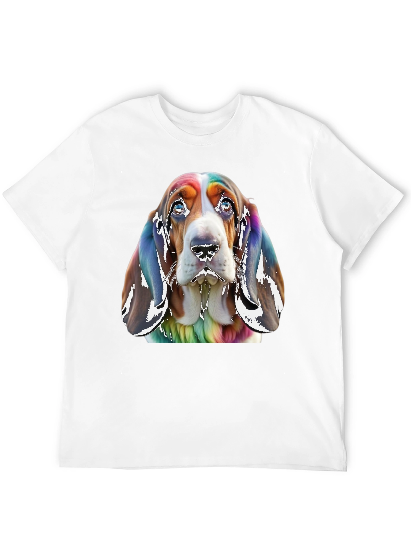 Basset Hound Rainbow T-Shirt