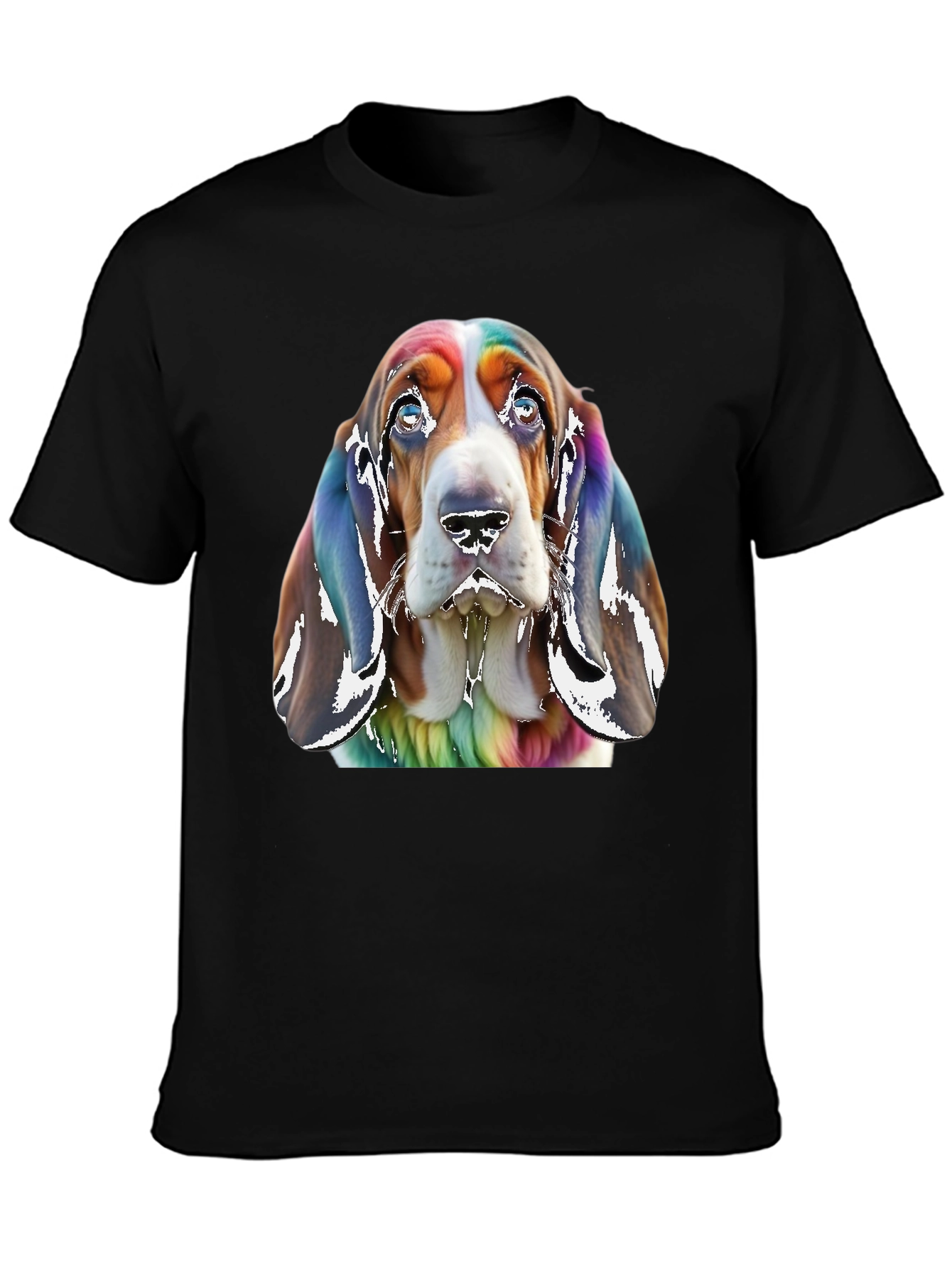 Basset Hound Rainbow T-Shirt