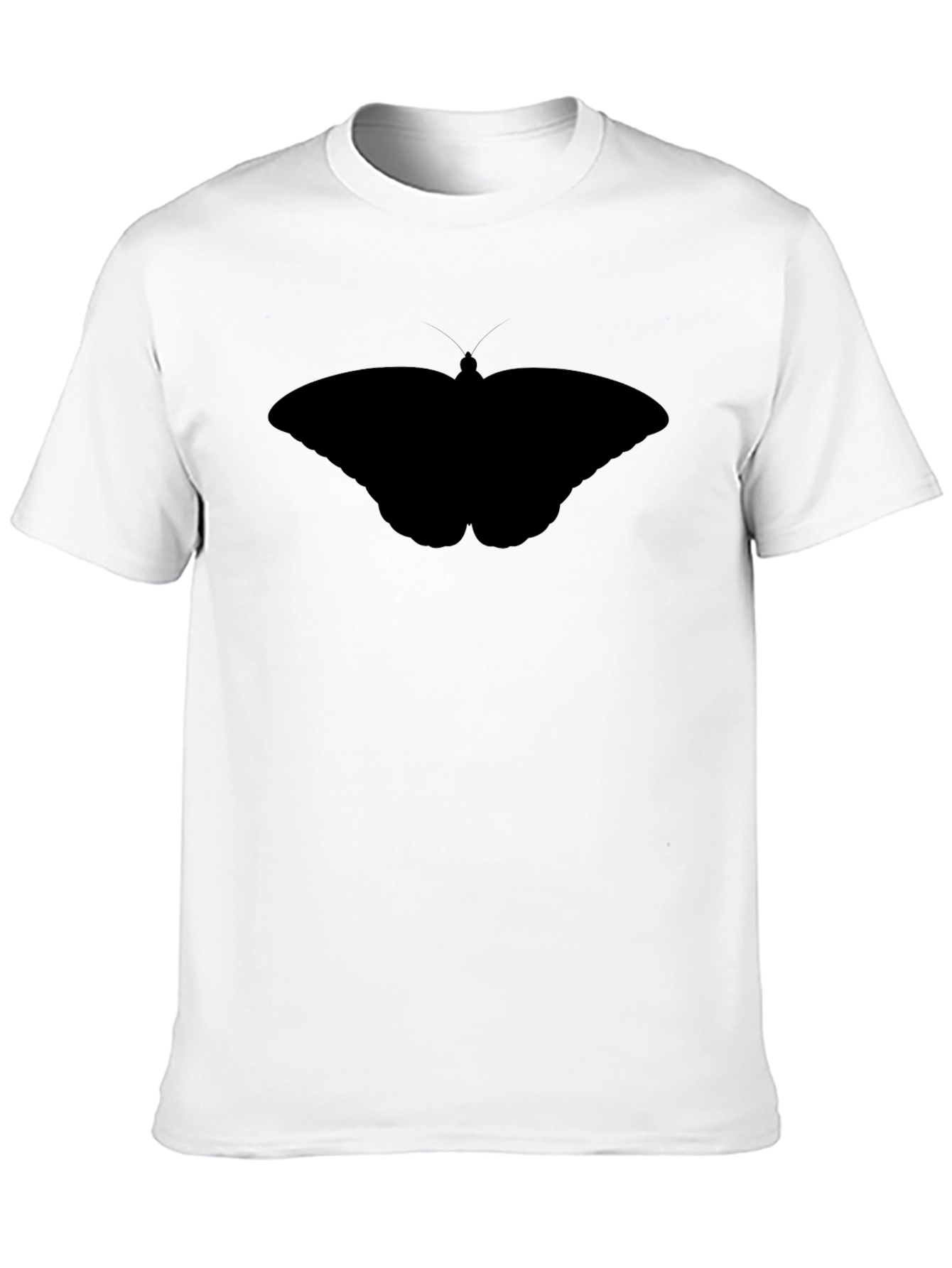 Butterfly Silhouette Black T-Shirt