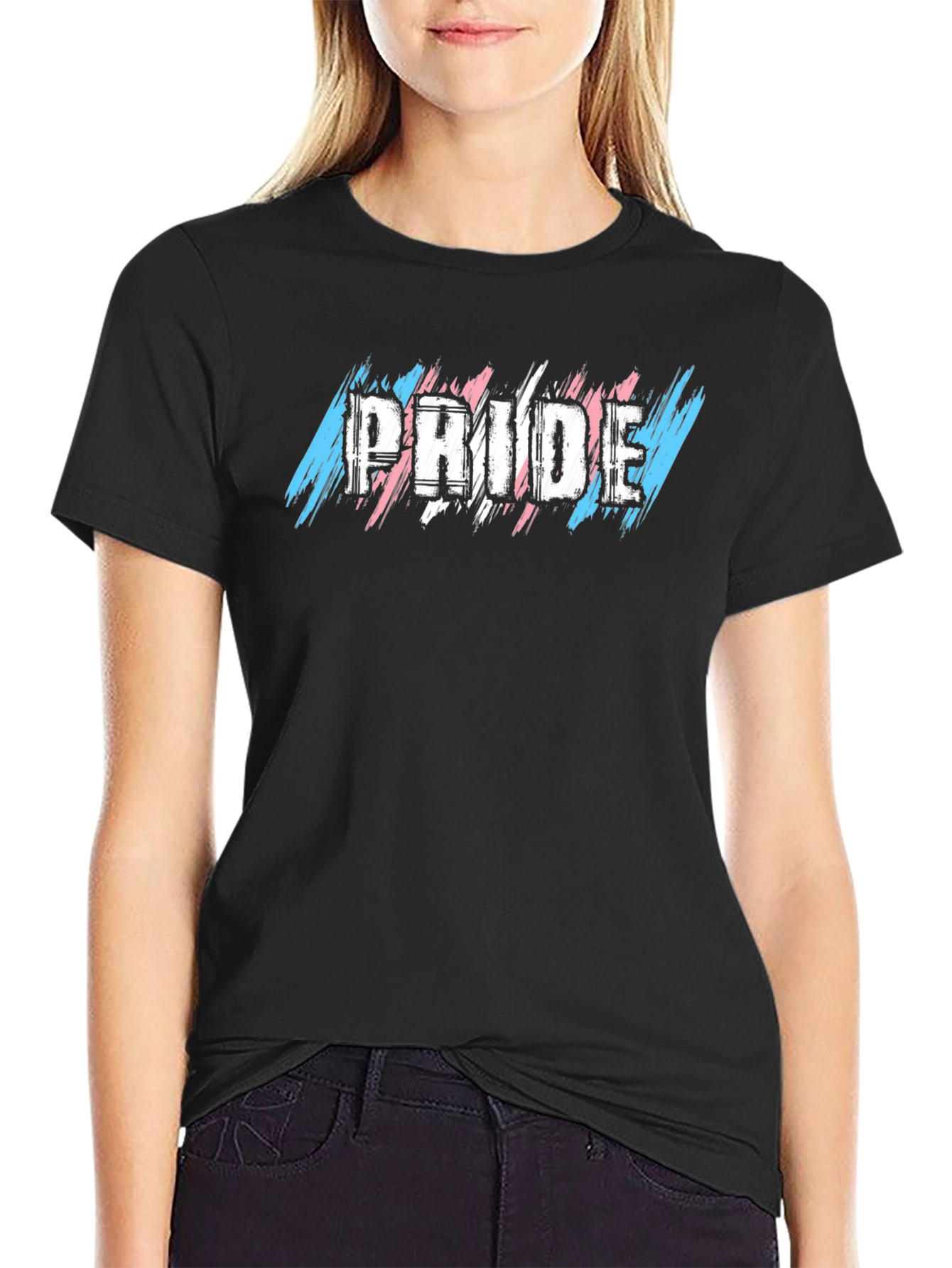 Pride Transgender Flag T-Shirt - Black